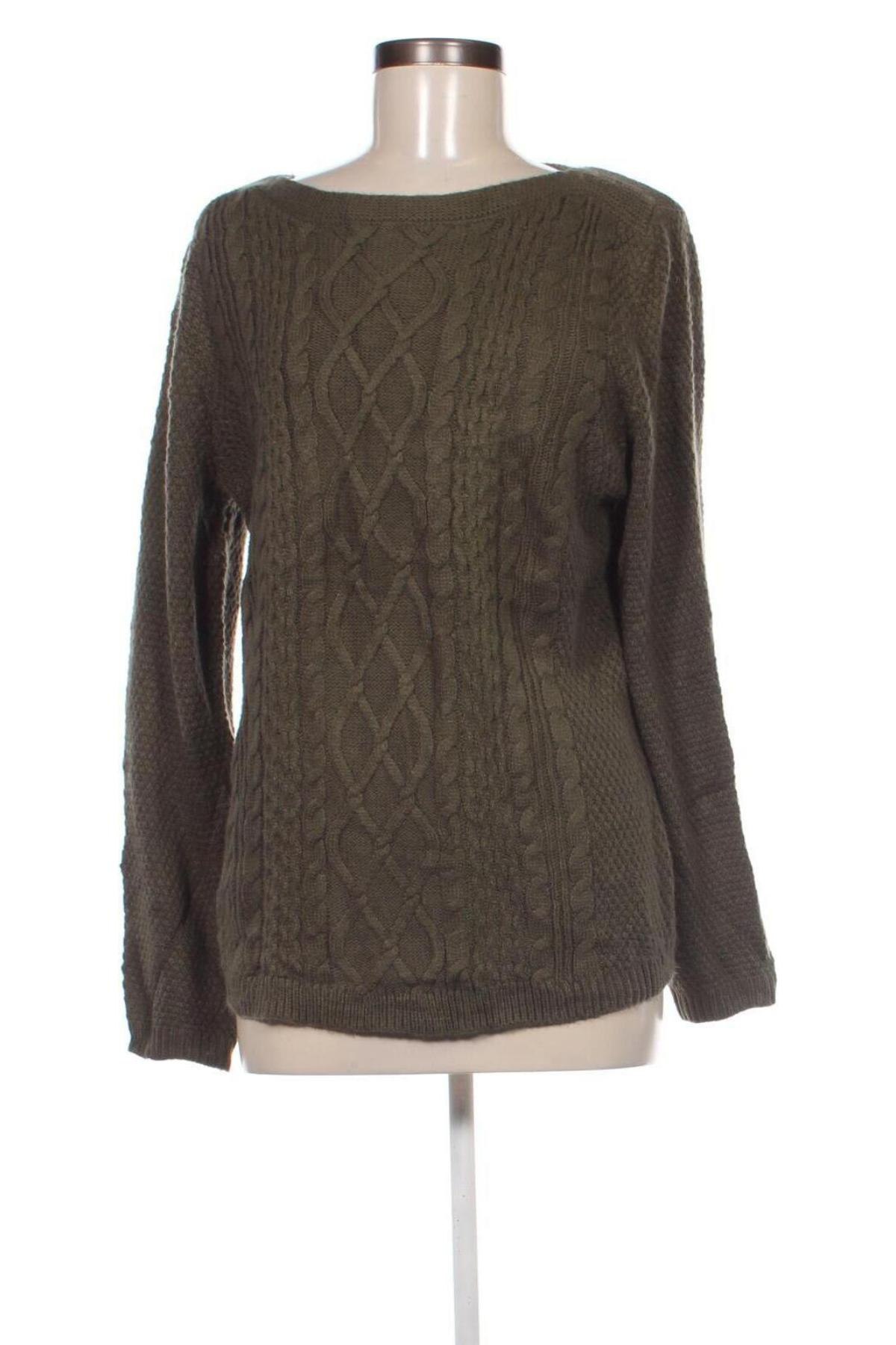 Damski sweter Croft & Barrow, Rozmiar L, Kolor Zielony, Cena 46,99 zł