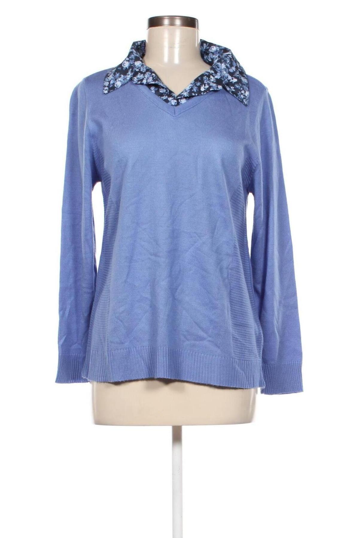 Damenpullover Malva, Größe M, Farbe Blau, Preis 6,99 €