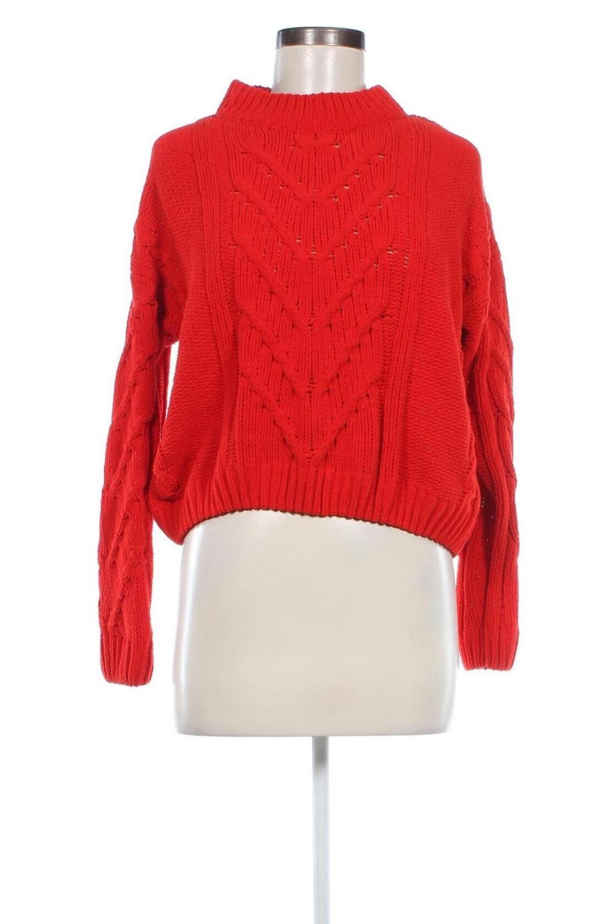 Damenpullover Pull&Bear, Größe S, Farbe Rot, Preis 9,99 €