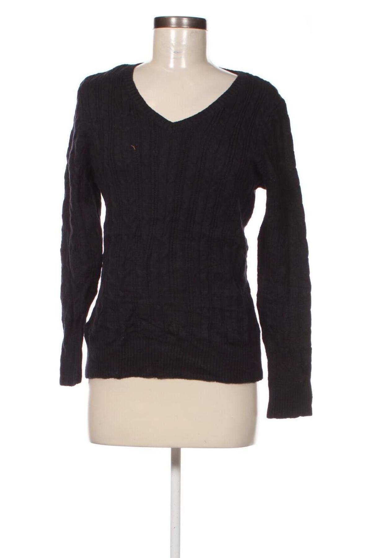 Damski sweter St. John's Bay, Rozmiar L, Kolor Czarny, Cena 51,99 zł