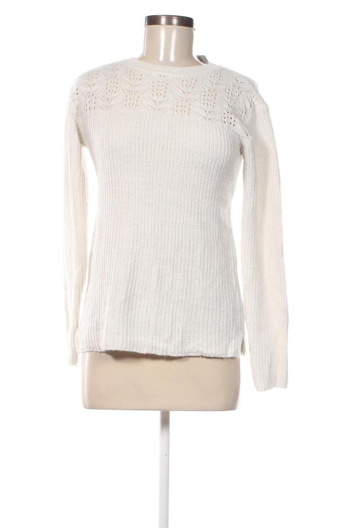 Damski sweter St John's Bay, Rozmiar S, Kolor ecru, Cena 46,99 zł