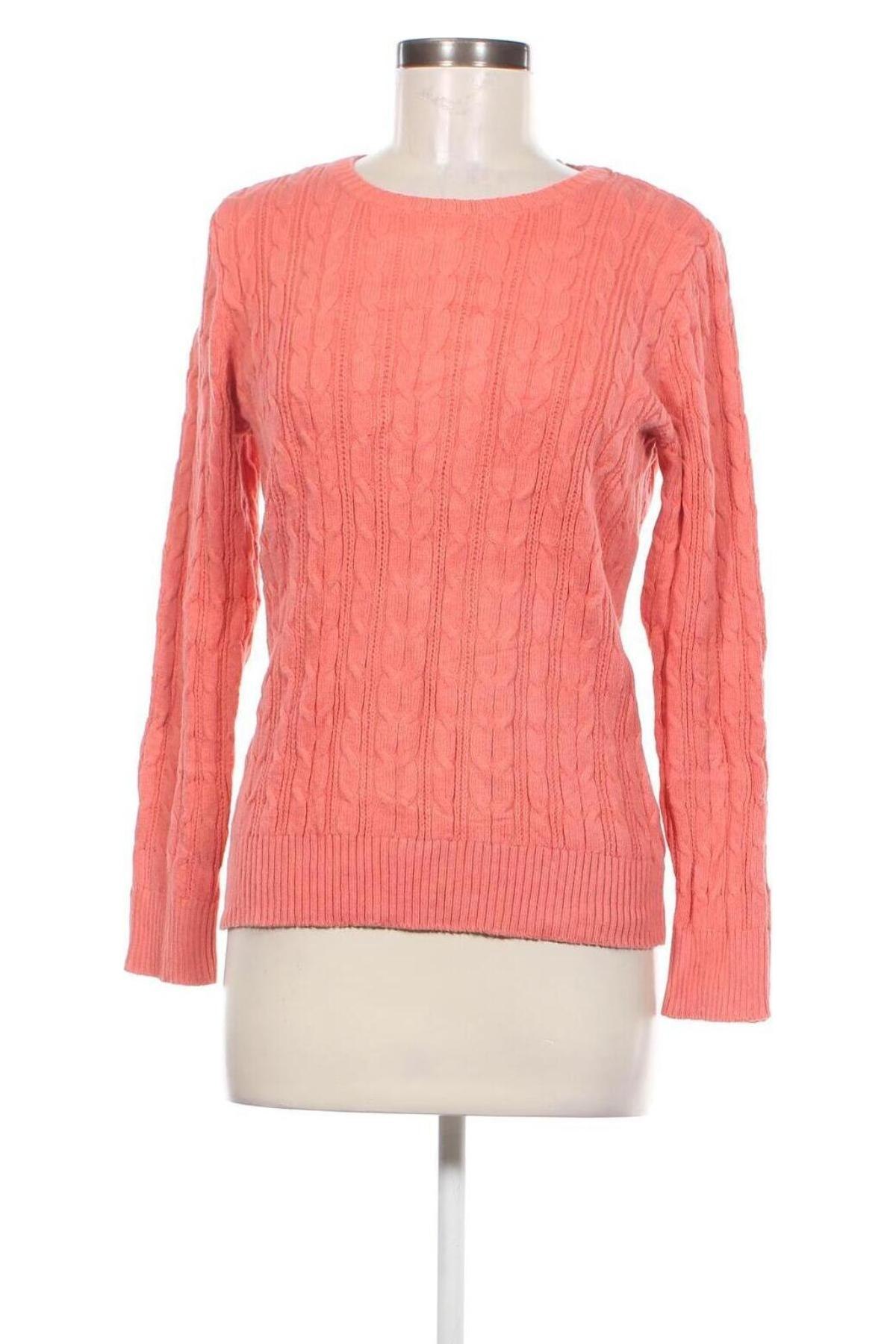 Damenpullover St. John's Bay, Größe M, Farbe Orange, Preis 11,49 €