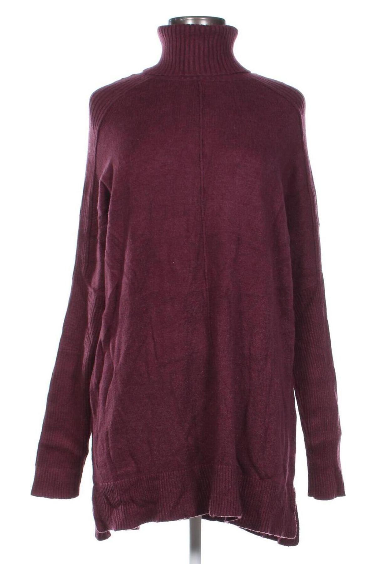 Damenpullover Time and tru, Größe L, Farbe Rot, Preis 11,49 €