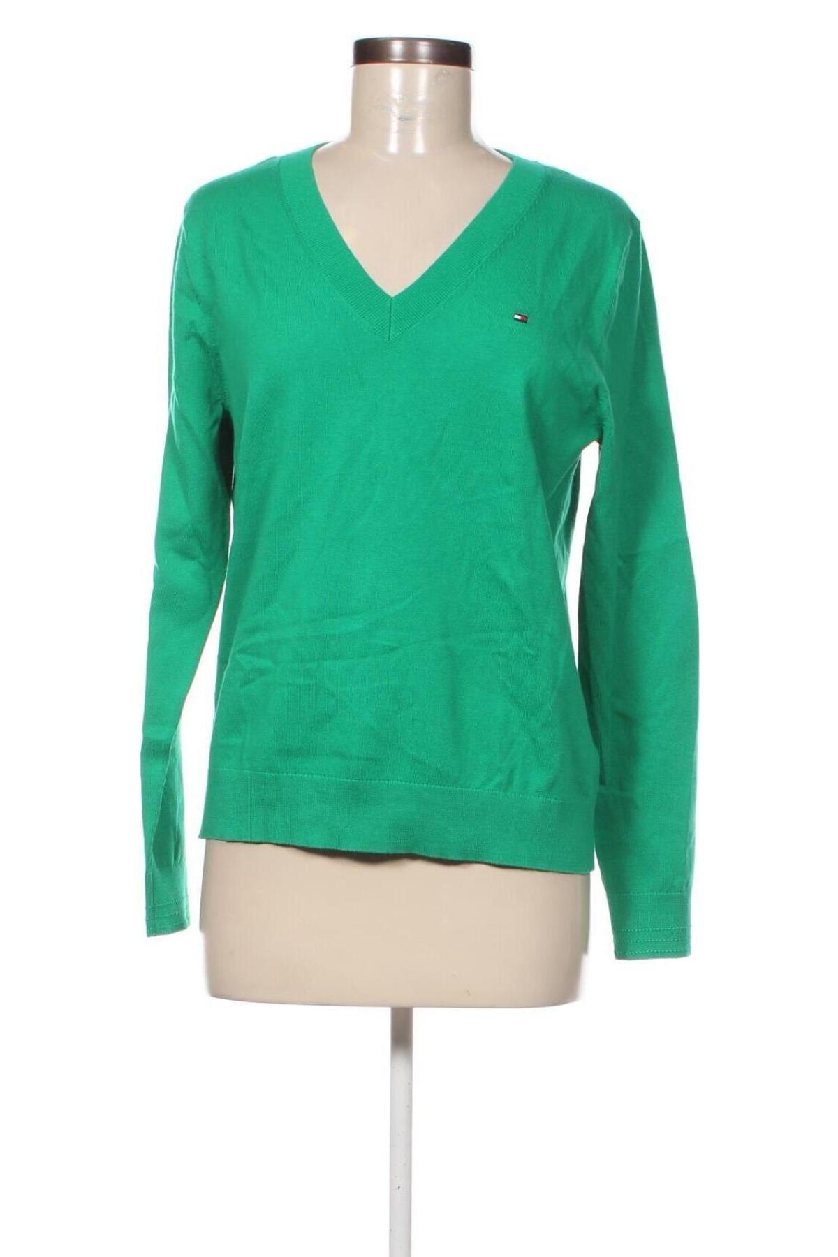 Pulover de femei Tommy Hilfiger, Mărime L, Culoare Verde, Preț 871,99 Lei