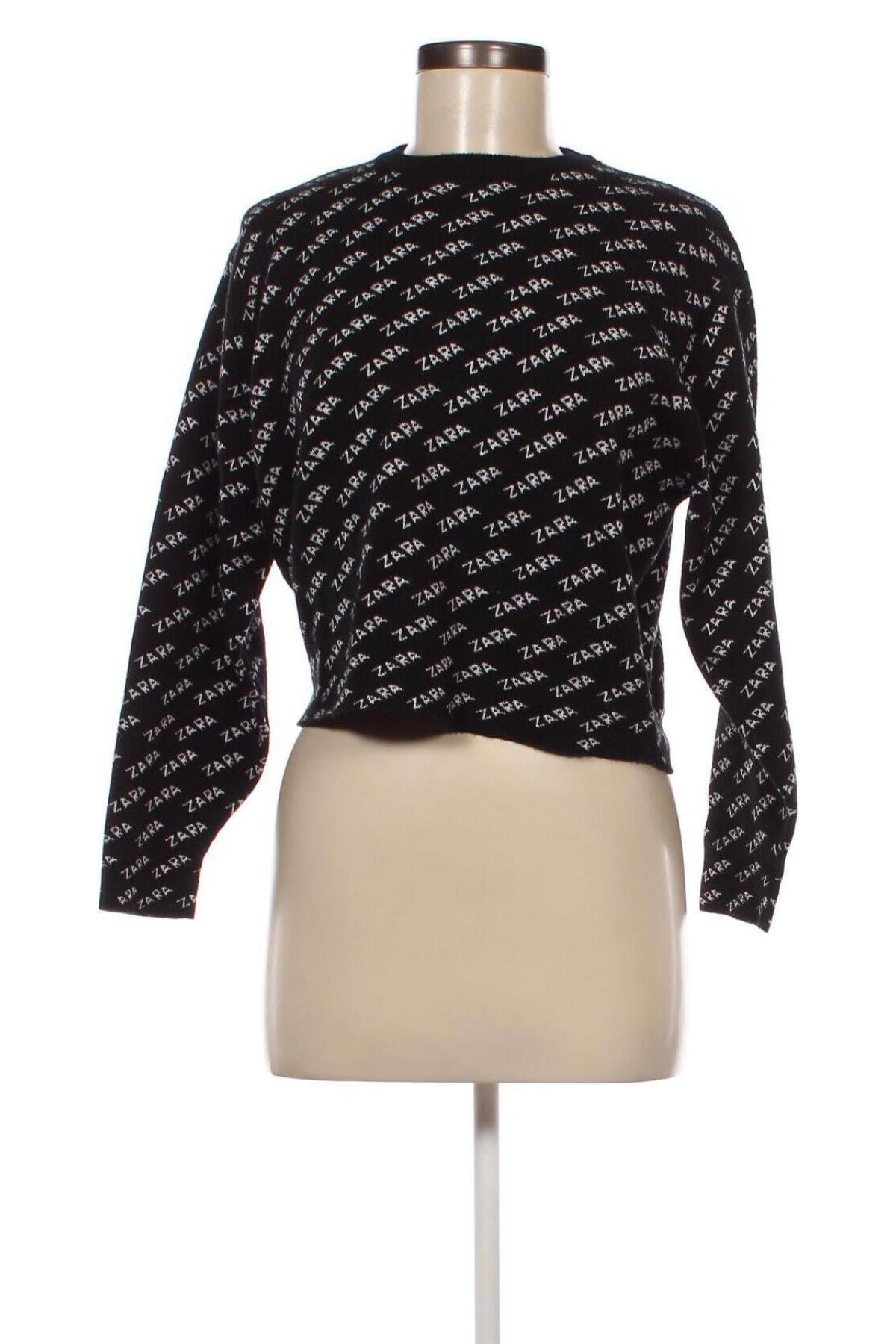 Dámský svetr Zara Knitwear, Velikost S, Barva Černá, Cena  342,00 Kč