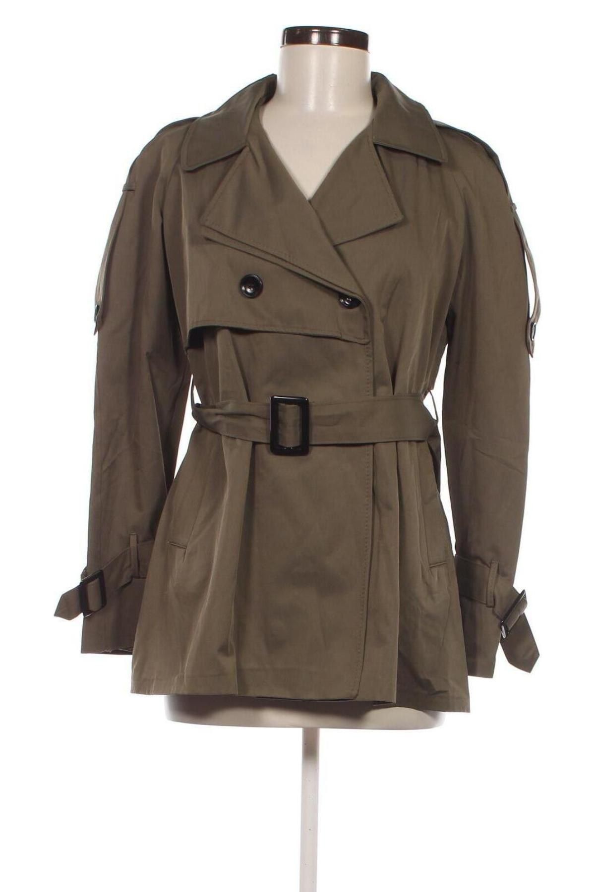 Damen Trenchcoat, Größe S, Farbe Grün, Preis 24,49 €