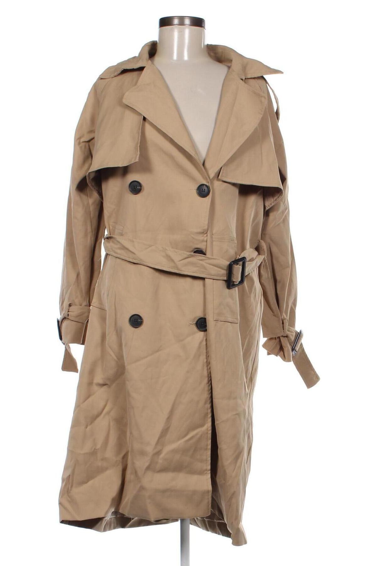 Trench de femei, Mărime M, Culoare Bej, Preț 89,99 Lei