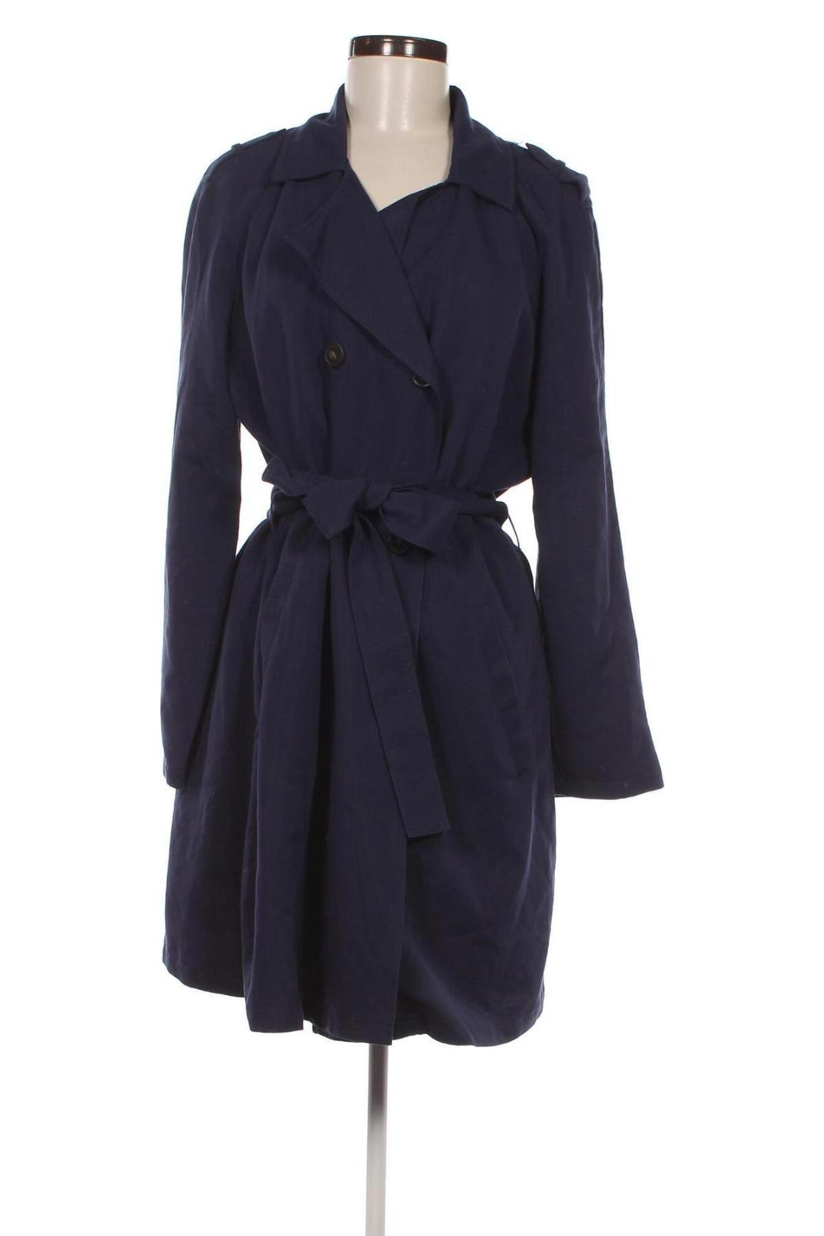 Damen Trench Coat, Größe XL, Farbe Blau, Preis € 34,78