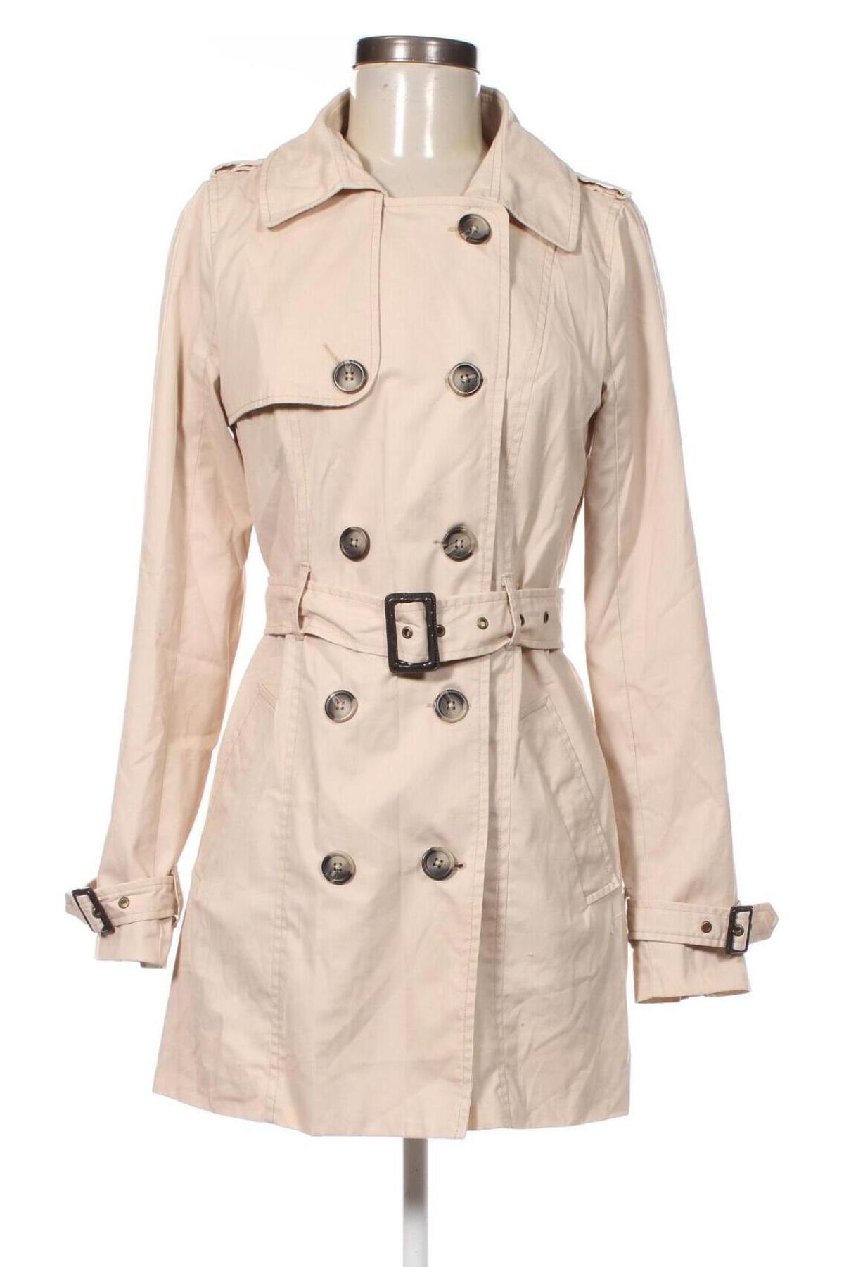 Damen Trenchcoat Cubus, Größe S, Farbe Beige, Preis 21,99 €