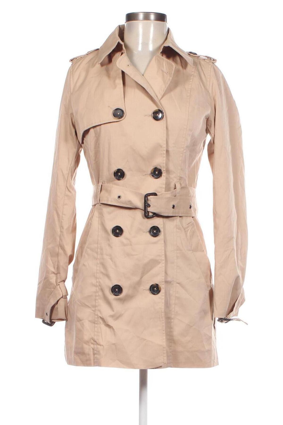 Damen Trenchcoat Cubus, Größe XS, Farbe Beige, Preis 24,49 €