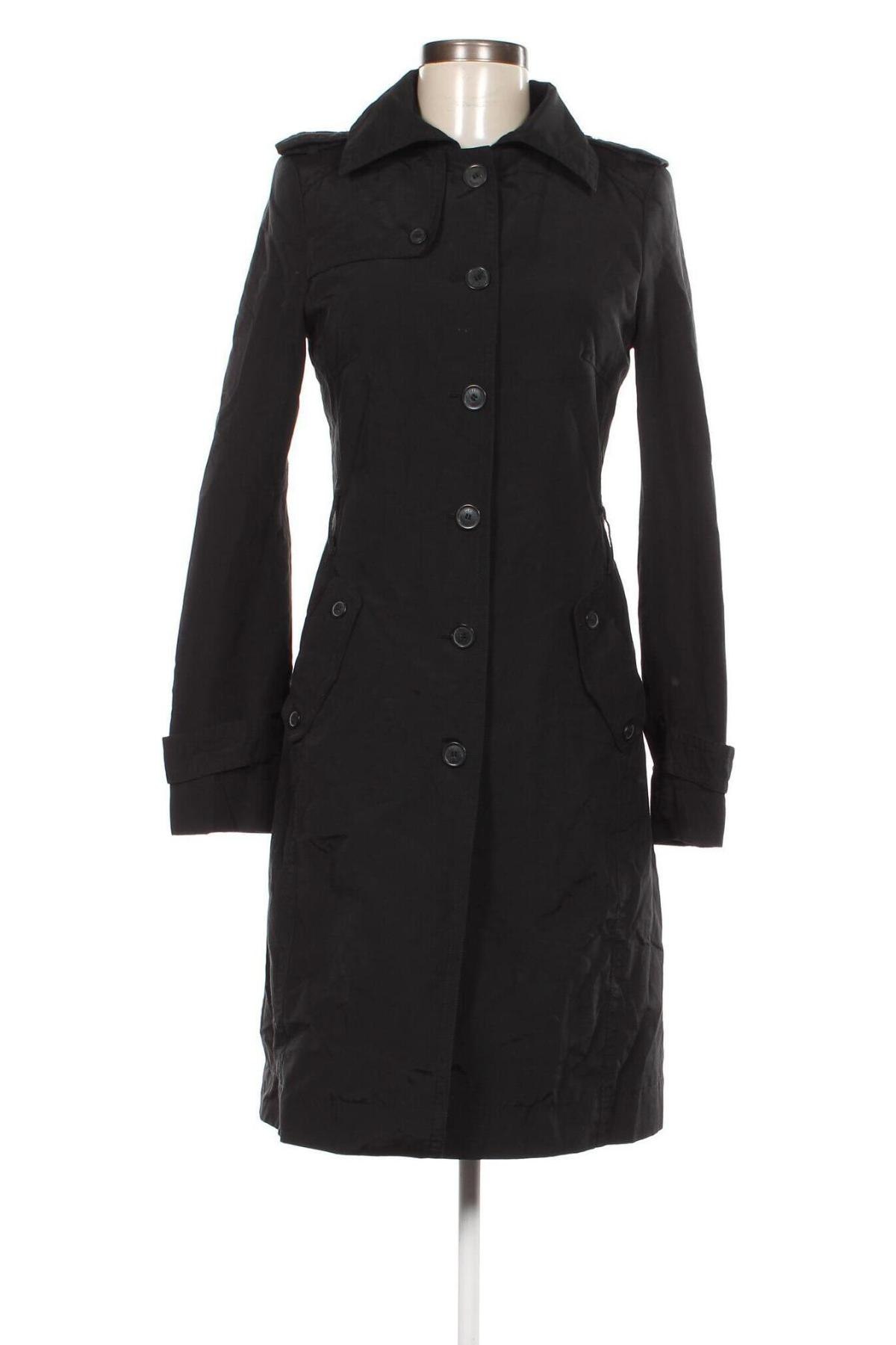 Damen Trenchcoat Esprit, Größe XS, Farbe Schwarz, Preis 33,99 €