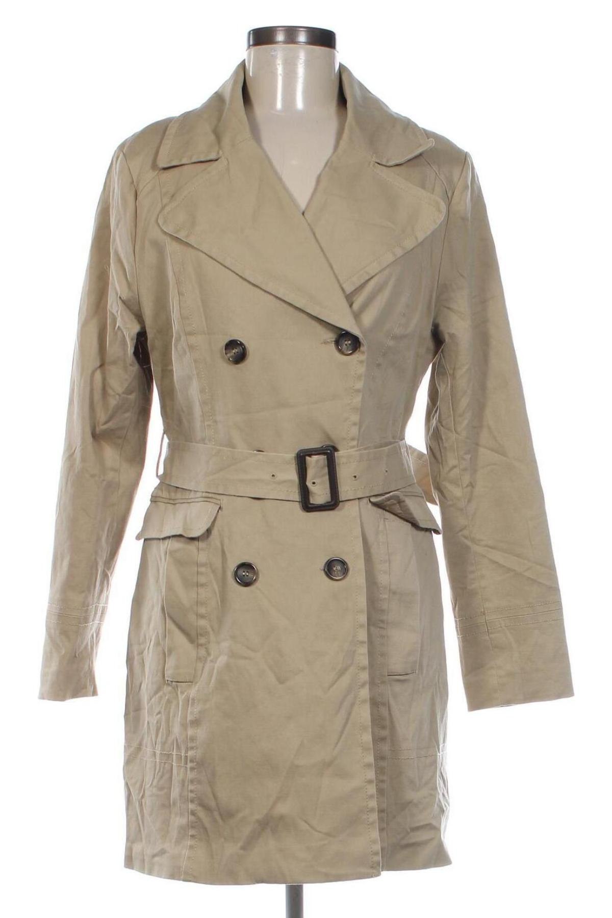 Trench de femei H&M, Mărime XL, Culoare Bej, Preț 100,99 Lei