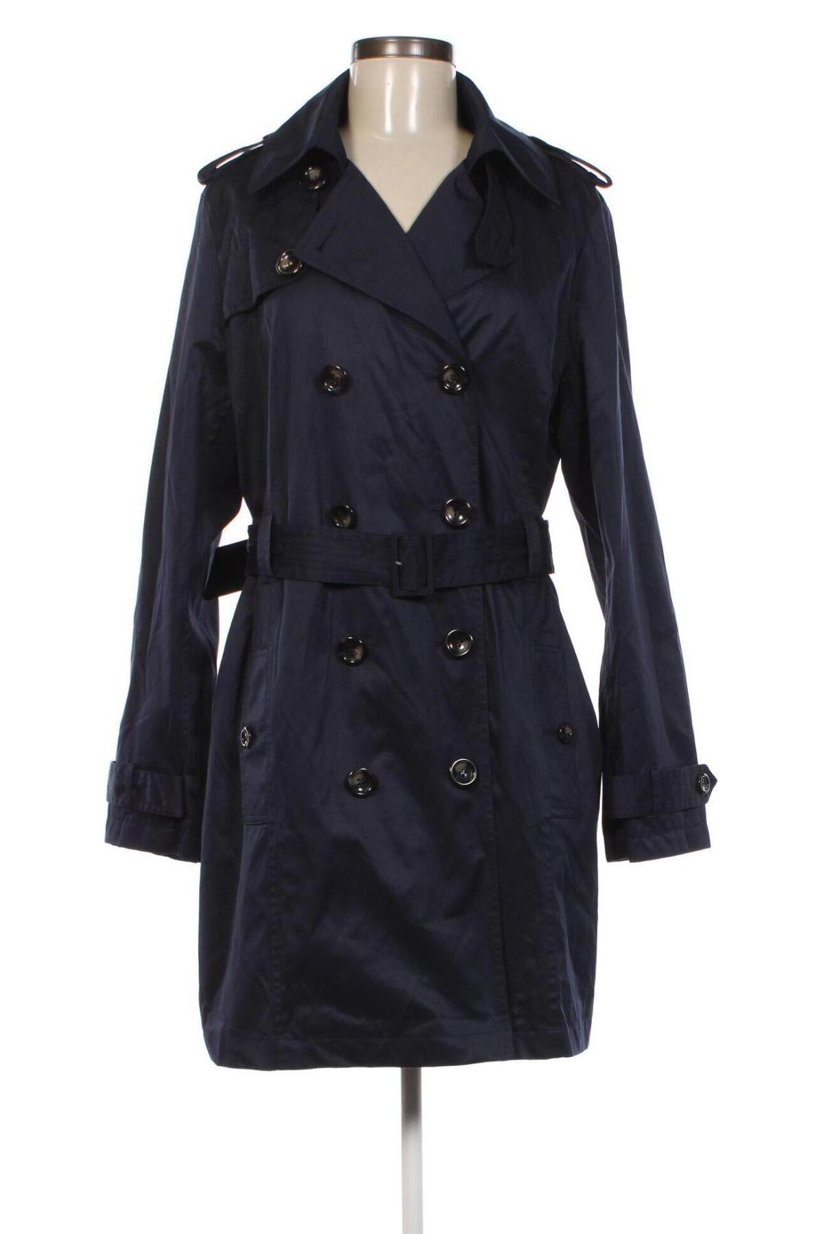 Damen Trenchcoat Laura Clement, Größe XL, Farbe Blau, Preis 37,99 €