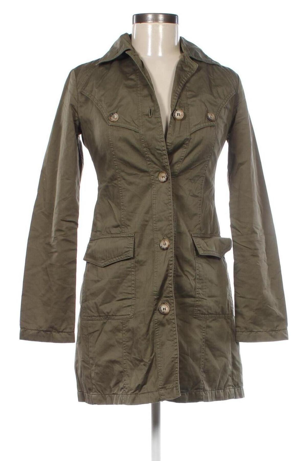 Trench de femei Sisley, Mărime M, Culoare Verde, Preț 223,99 Lei