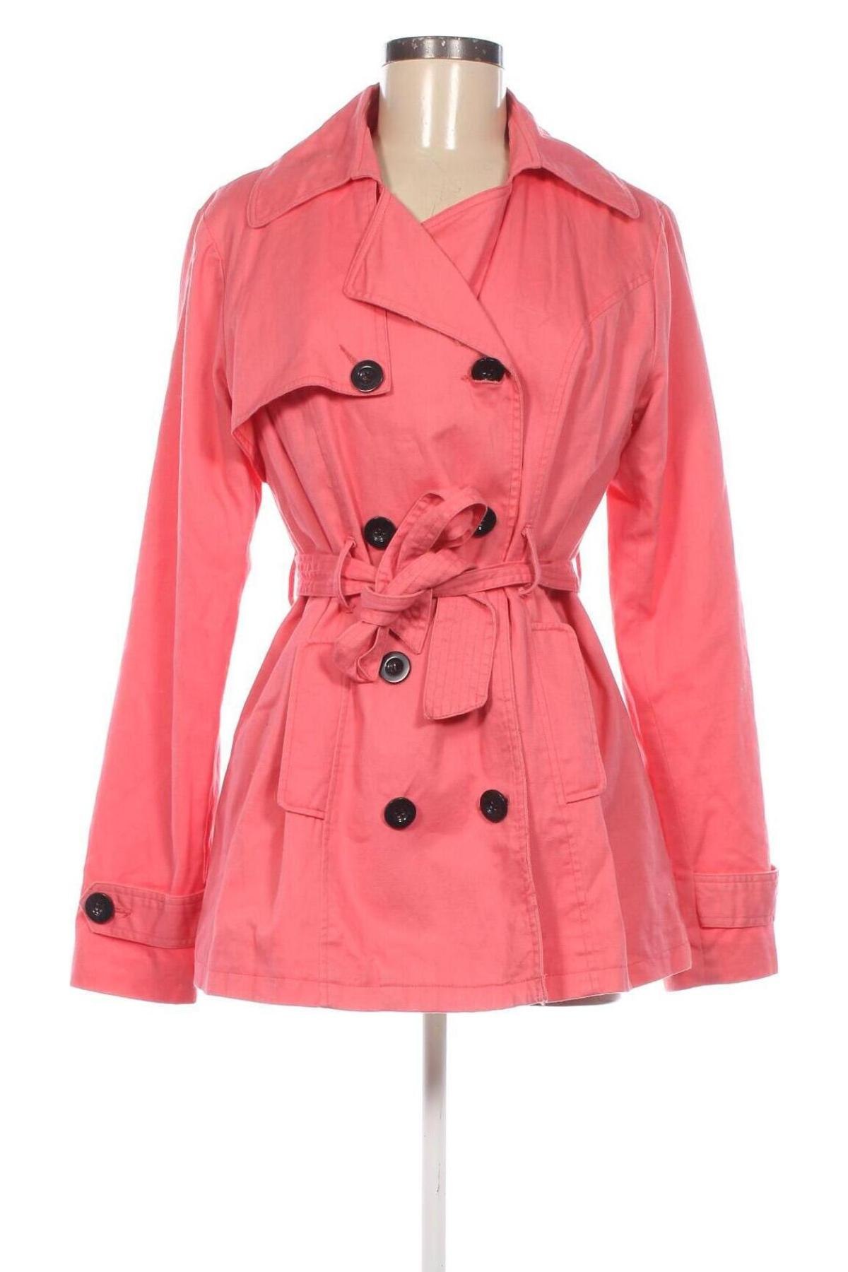 Damen Trenchcoat VILA, Größe L, Farbe Rosa, Preis 37,49 €