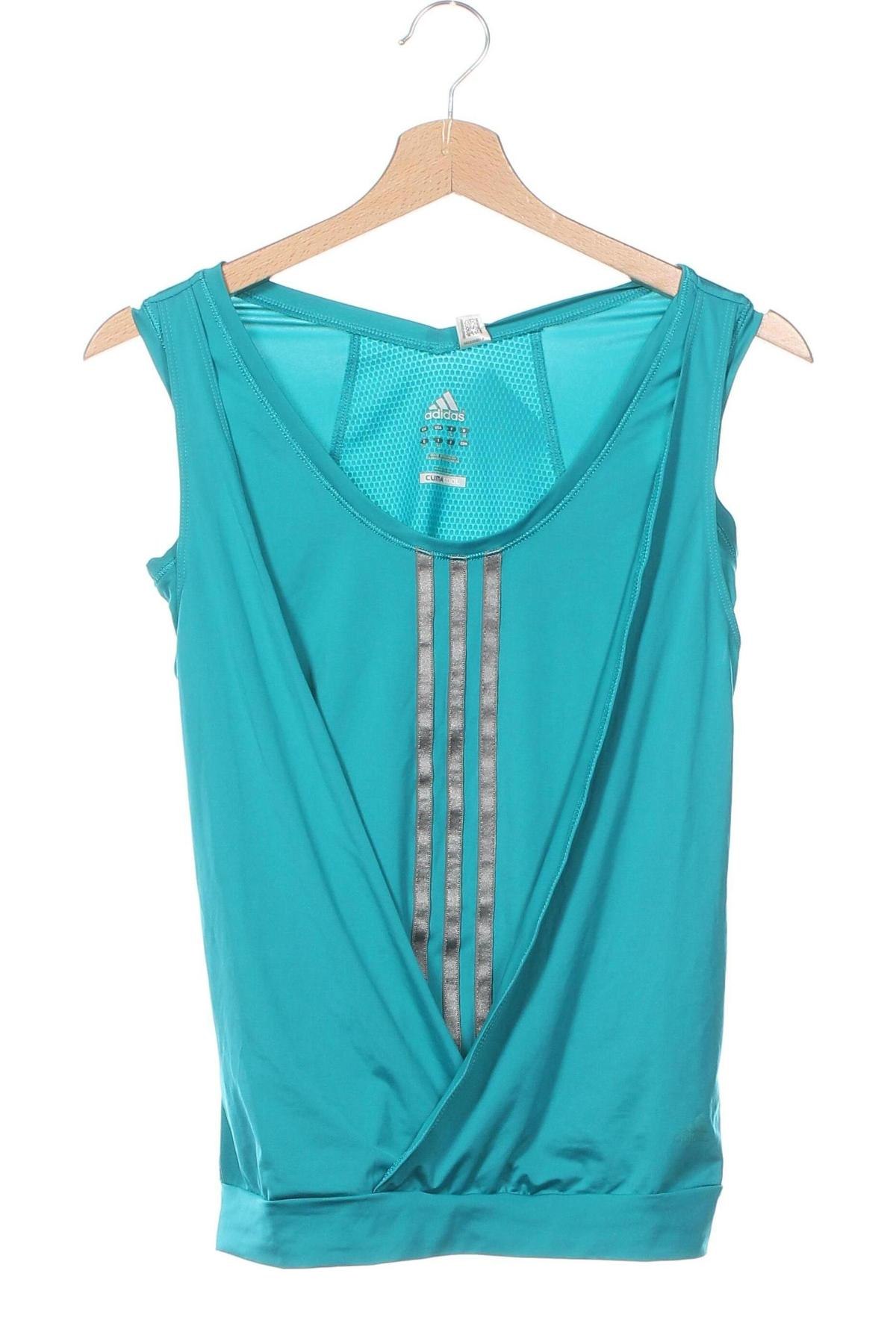 Damen Sporttop Adidas, Größe XS, Farbe Blau, Preis € 9,99