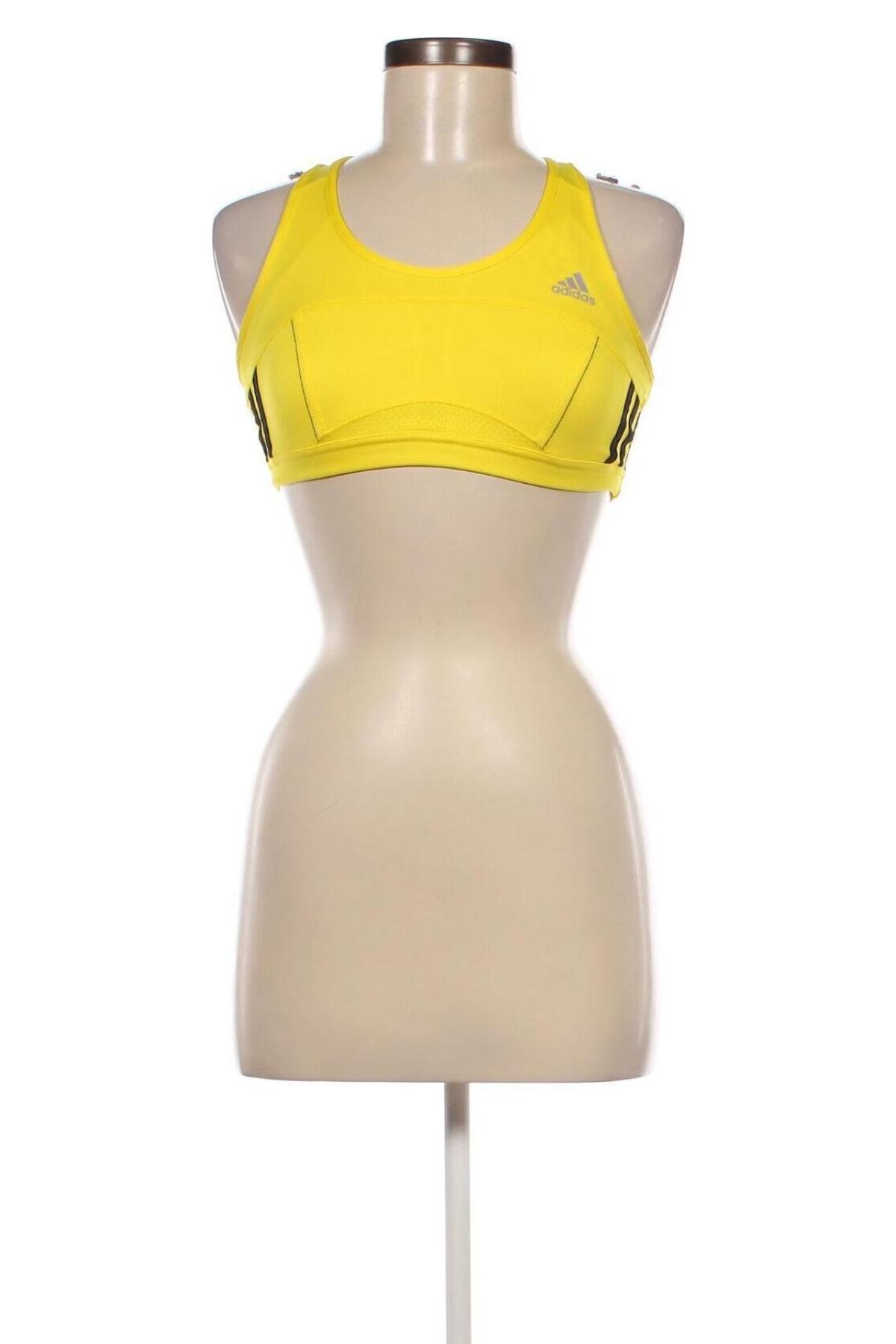 Damen Sporttop Adidas, Größe S, Farbe Gelb, Preis 10,99 €