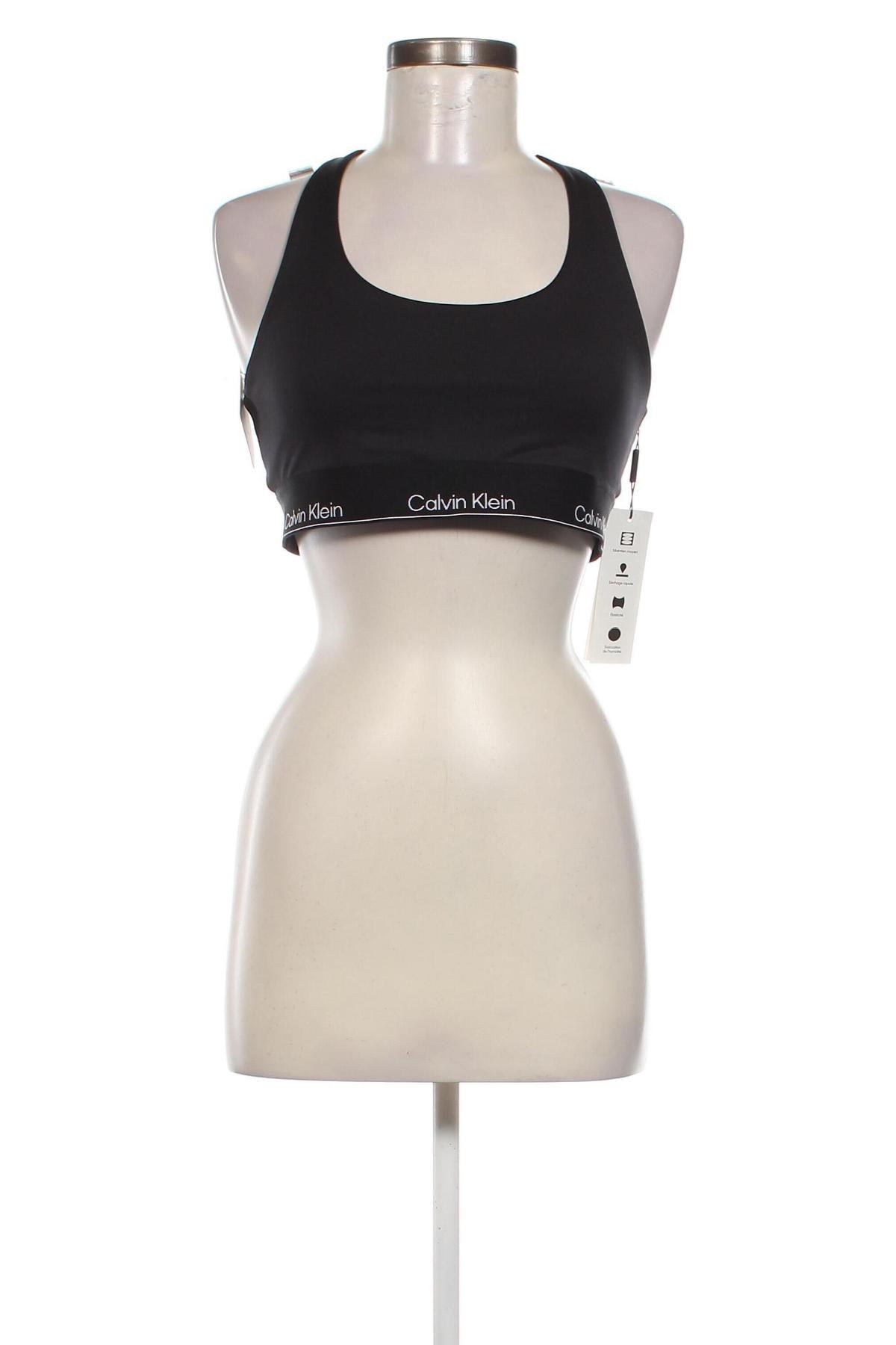 Damen Sporttop Calvin Klein, Größe L, Farbe Schwarz, Preis € 57,49