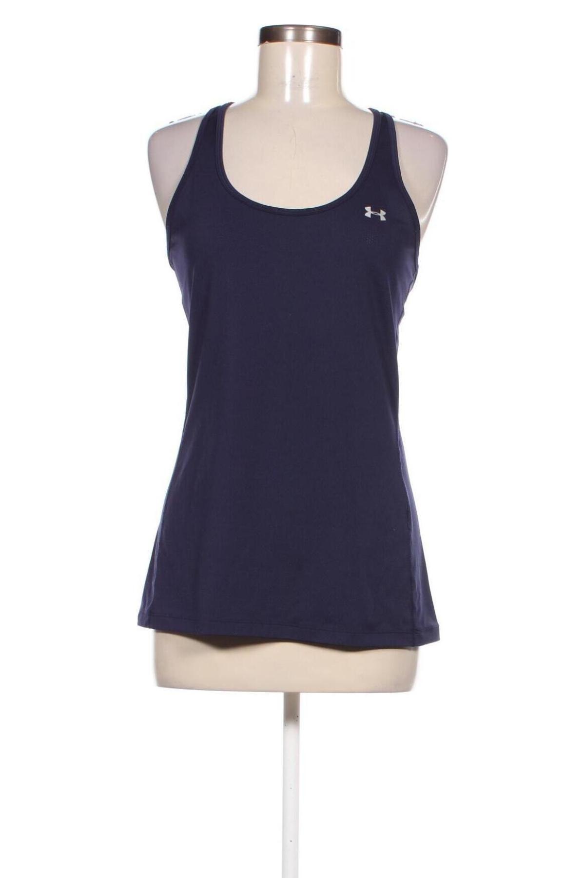 Damen Sporttop Under Armour, Größe M, Farbe Blau, Preis 17,39 €