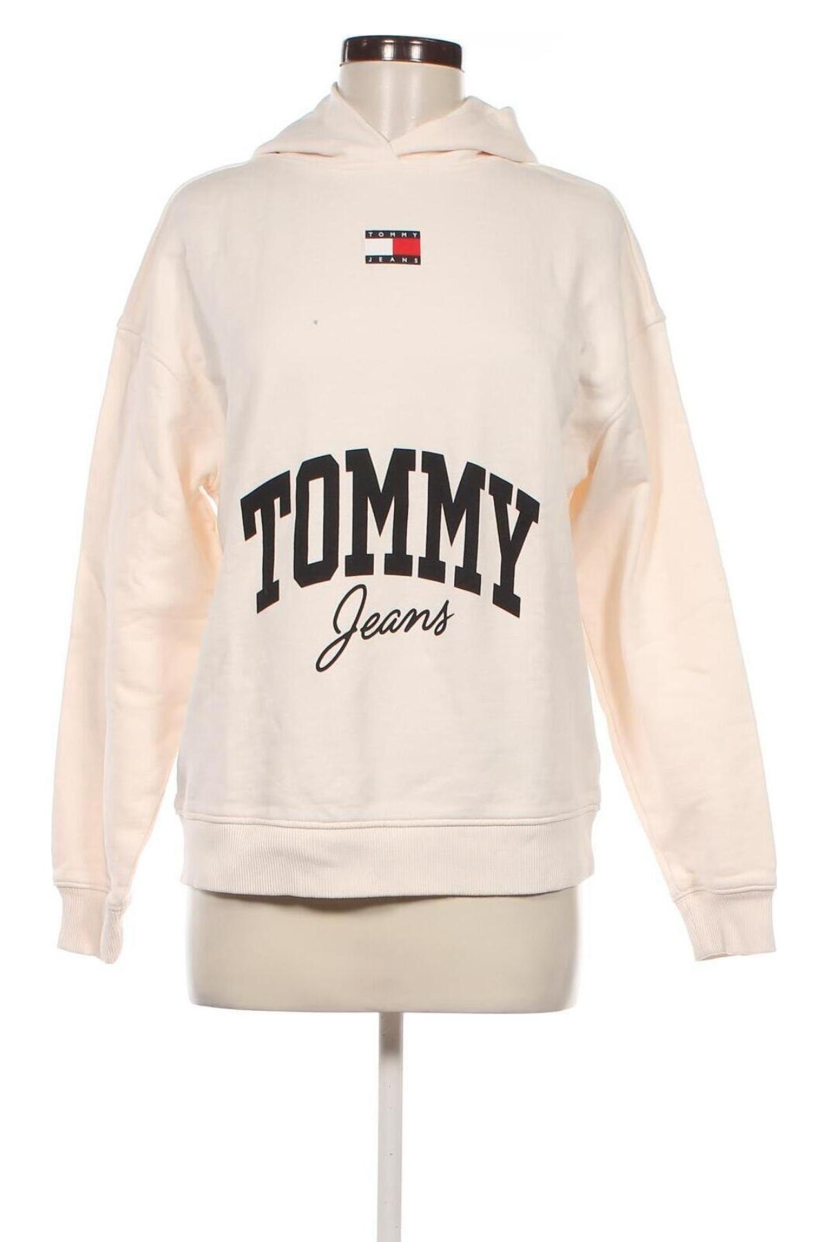 Damen Sweatshirt Tommy Jeans, Größe XS, Farbe Ecru, Preis 108,99 €