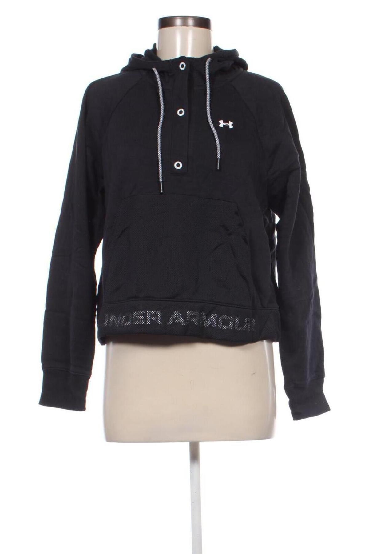 Damen Sweatshirt Under Armour, Größe M, Farbe Schwarz, Preis 17,49 €