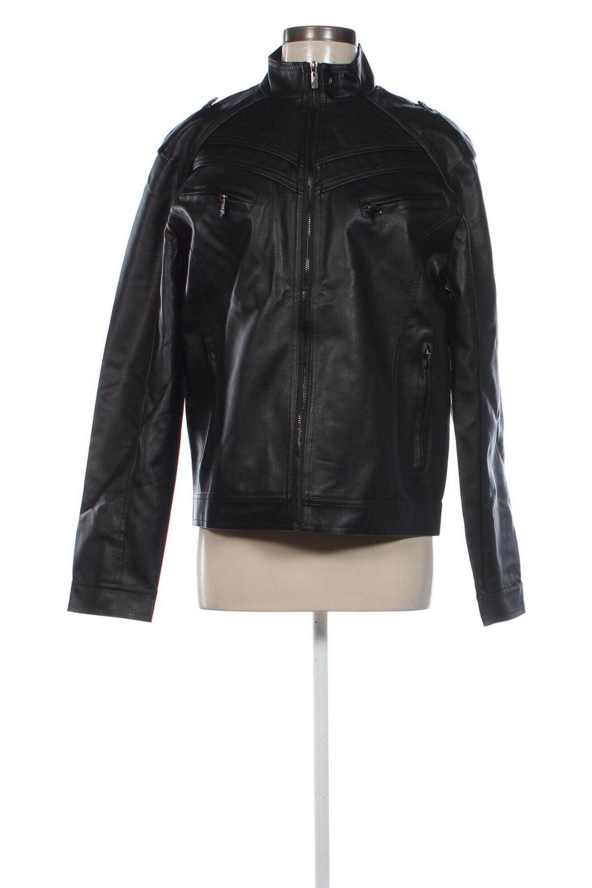 Damen Lederjacke, Größe S, Farbe Schwarz, Preis 19,49 €