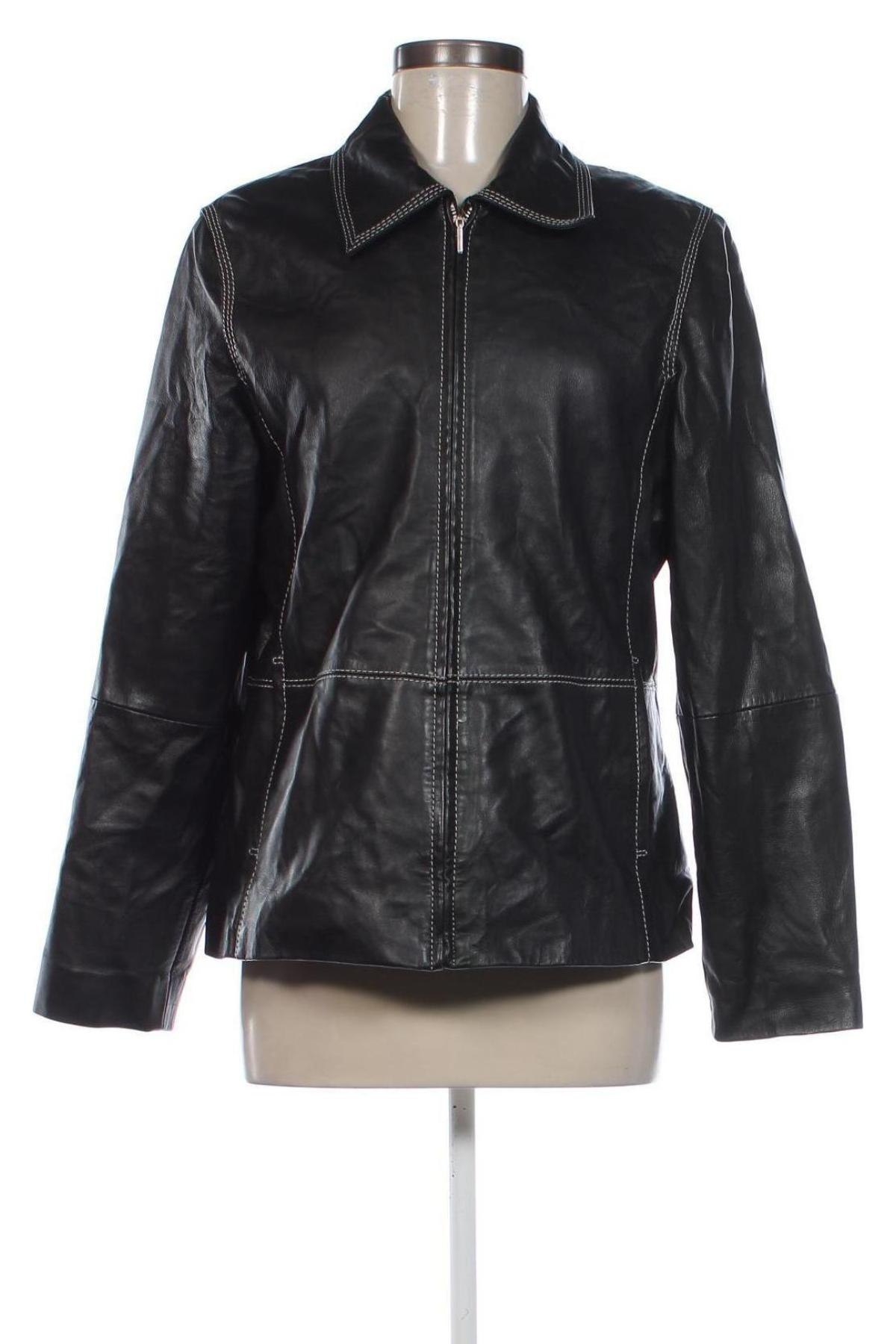 Damen Lederjacke, Größe L, Farbe Schwarz, Preis € 67,99