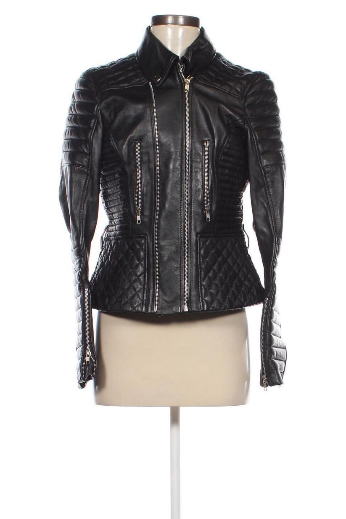 Damen Lederjacke, Größe XL, Farbe Schwarz, Preis € 50,72