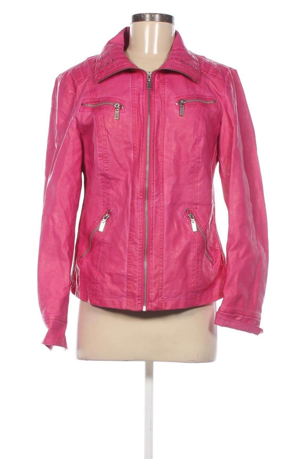 Damen Lederjacke Canda, Größe M, Farbe Rosa, Preis 40,99 €