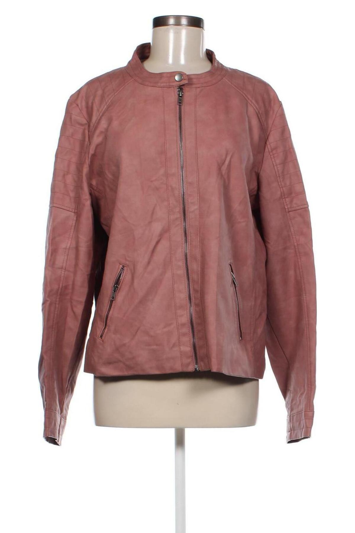 Damen Lederjacke Gina Benotti, Größe XXL, Farbe Rosa, Preis 30,99 €