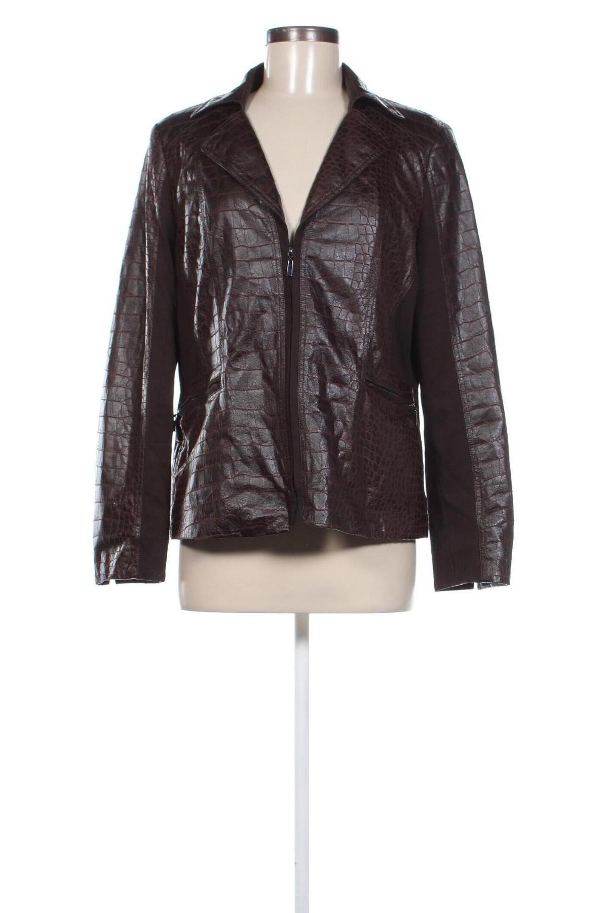 Damen Lederjacke Punt Roma, Größe L, Farbe Braun, Preis 43,49 €