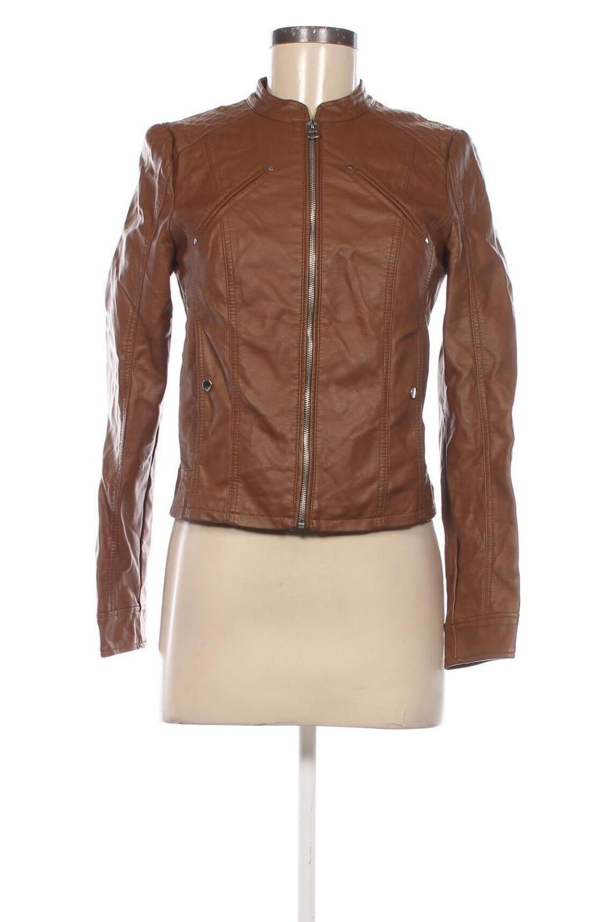 Damen Lederjacke Vero Moda, Größe S, Farbe Braun, Preis € 28,99