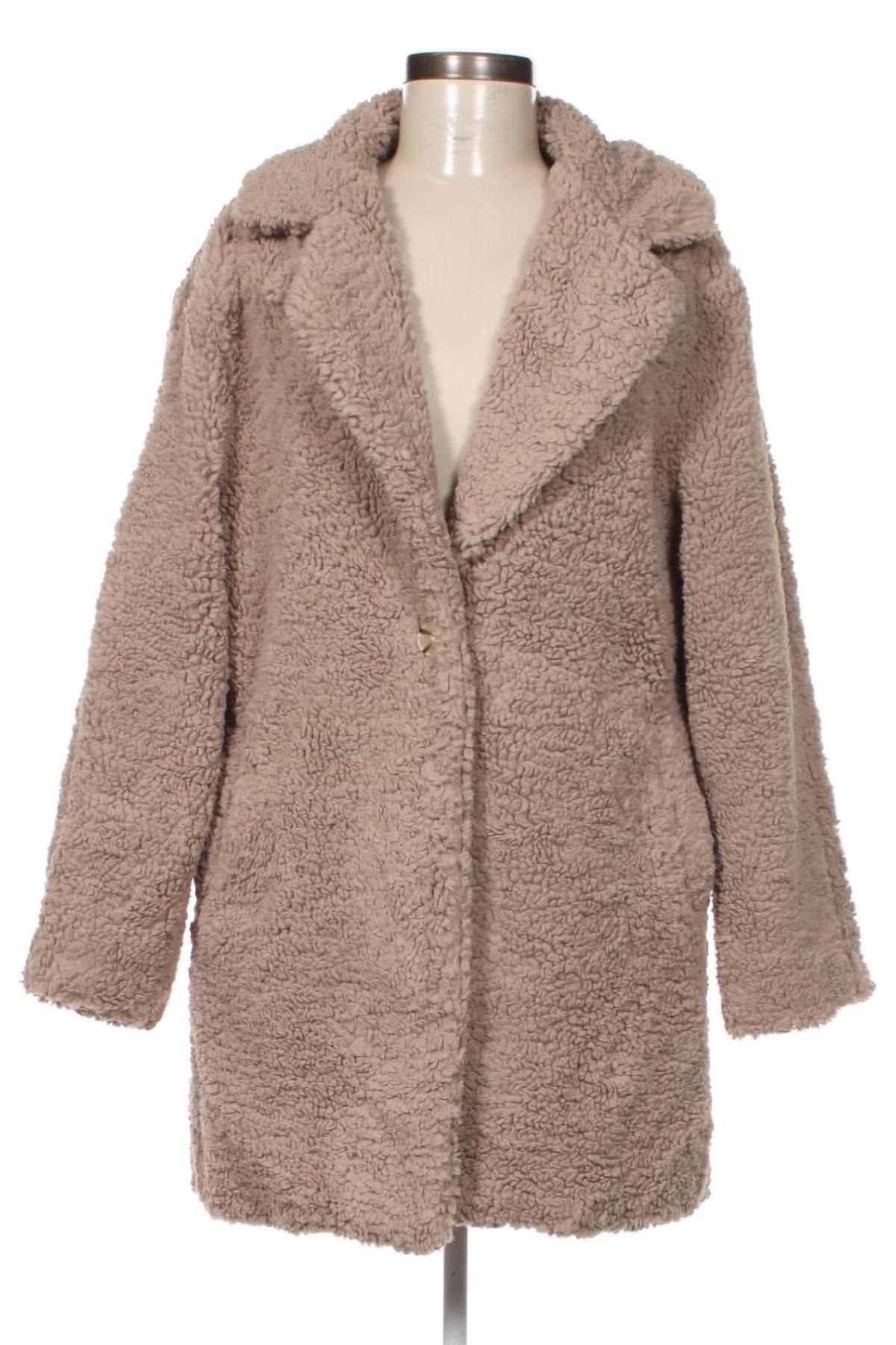 Damenmantel Caroline K Morgan, Größe M, Farbe Beige, Preis € 18,99