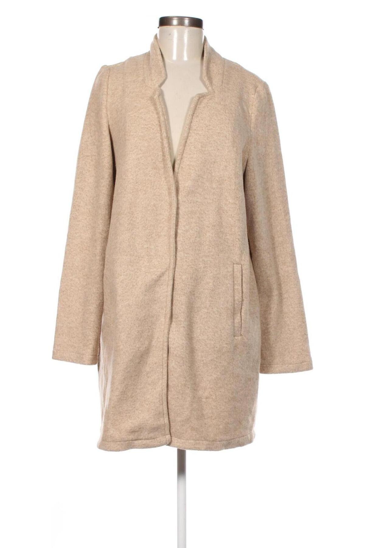 Damenmantel Vero Moda, Größe L, Farbe Beige, Preis 11,49 €