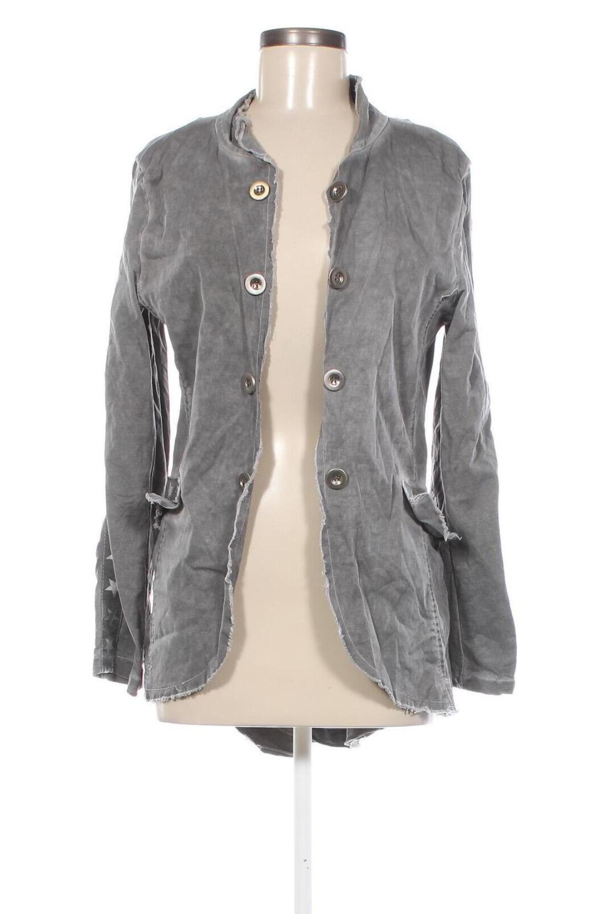 Damen Blazer, Größe M, Farbe Grau, Preis 13,99 €