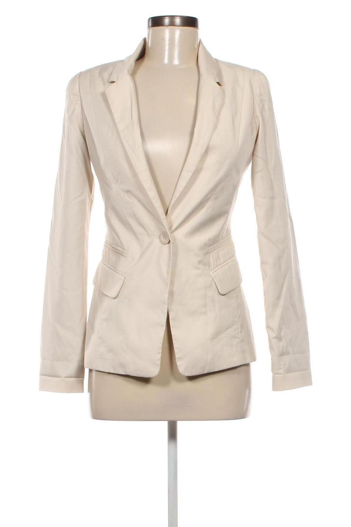 Damen Blazer Bershka, Größe S, Farbe Beige, Preis 15,99 €