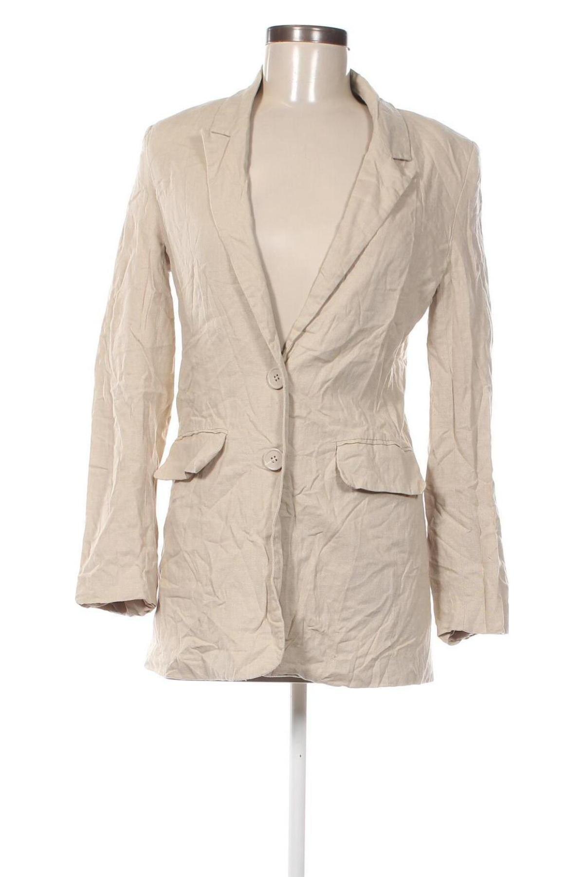 Damen Blazer Gina Tricot, Größe XS, Farbe Beige, Preis € 7,49