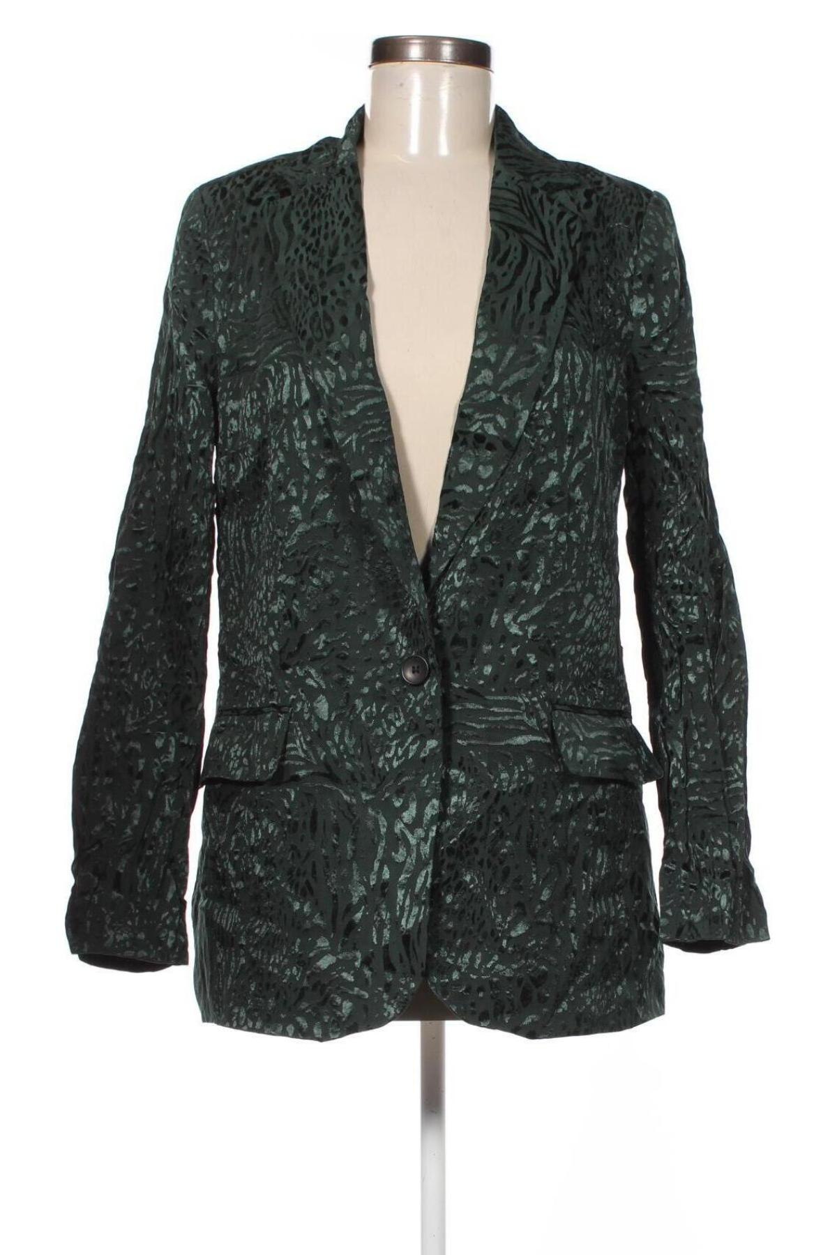 Sacou de femei H&M, Mărime L, Culoare Verde, Preț 71,99 Lei