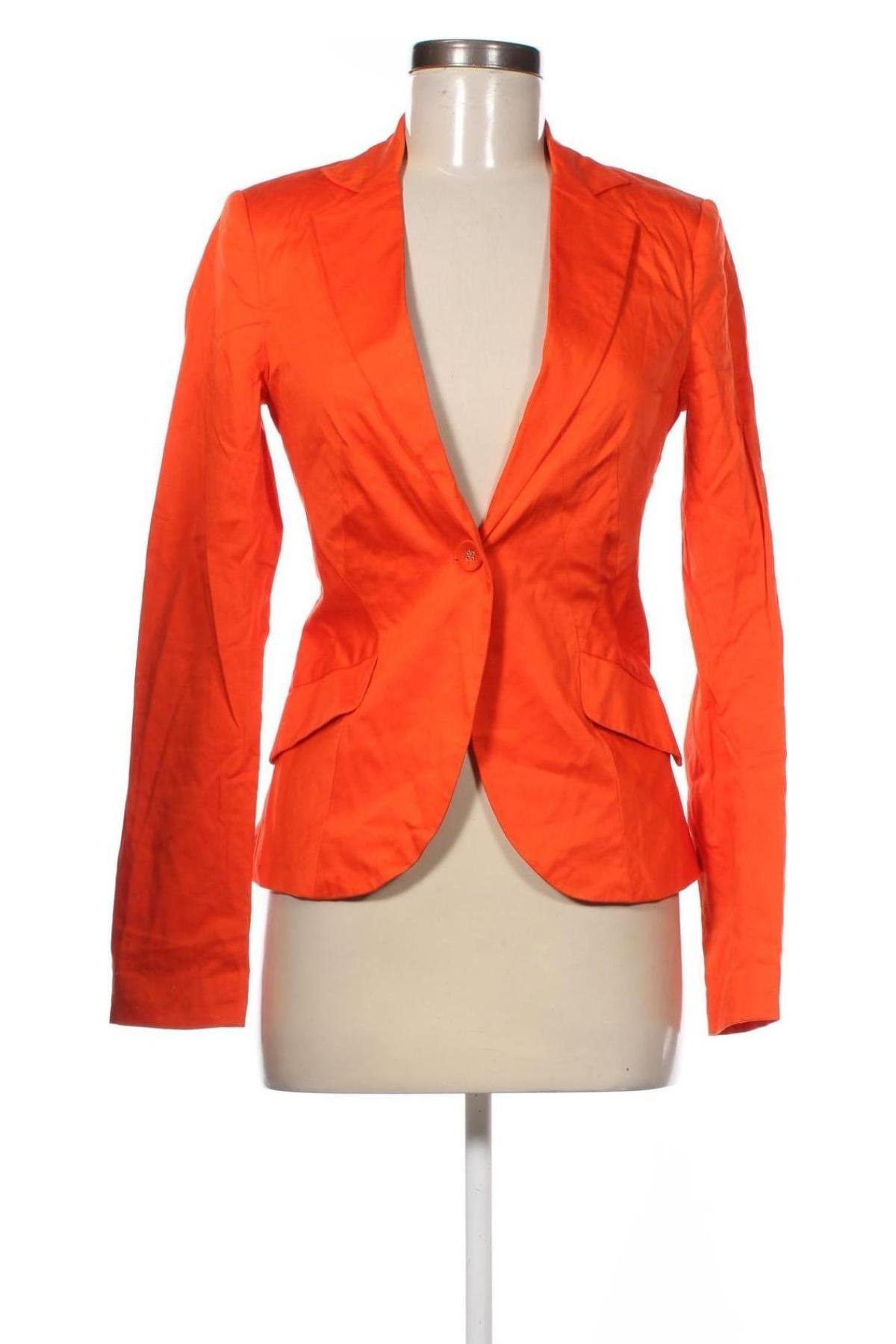 Damen Blazer Orsay, Größe S, Farbe Orange, Preis 17,49 €