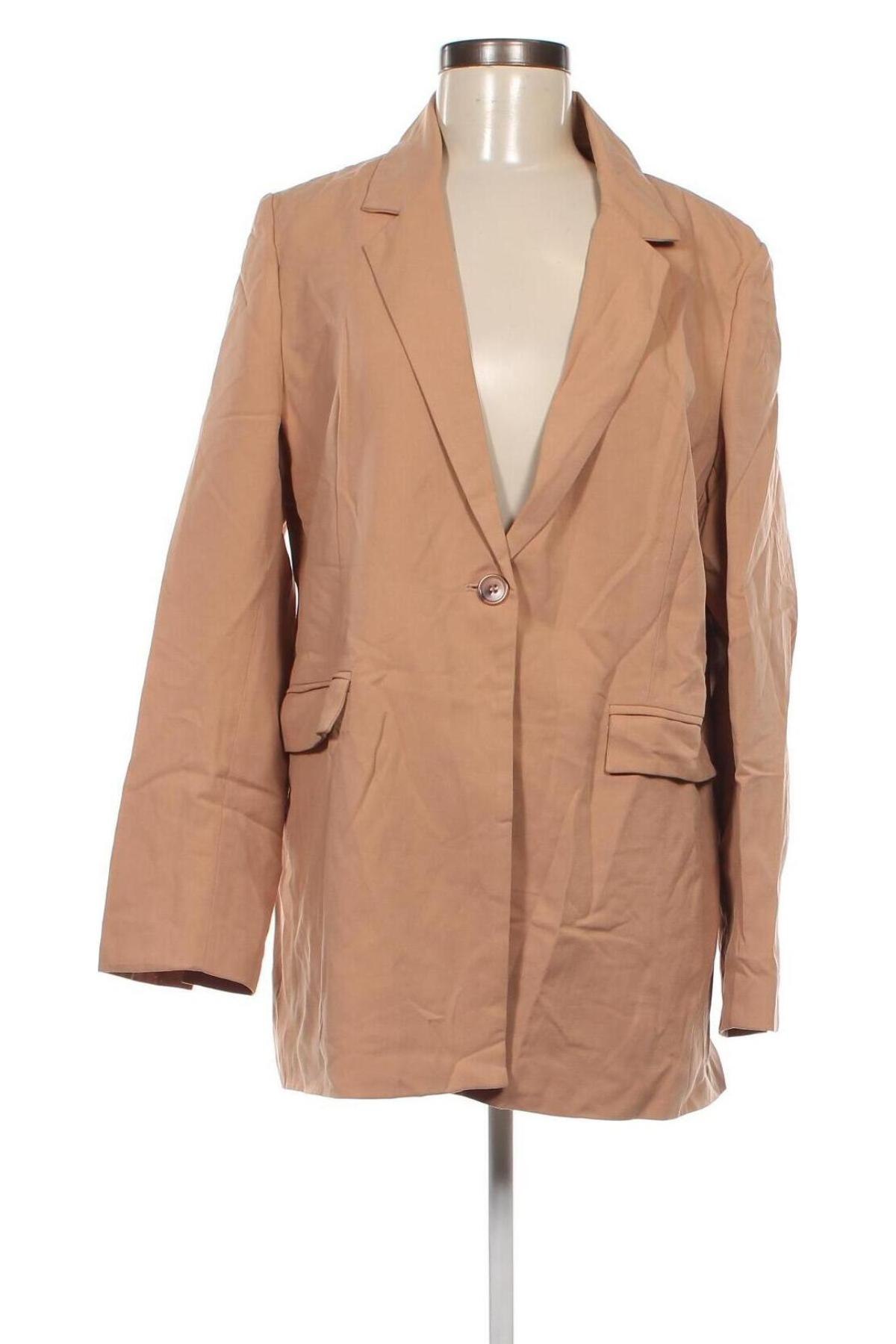 Damen Blazer Paper Heart, Größe M, Farbe Beige, Preis 15,49 €