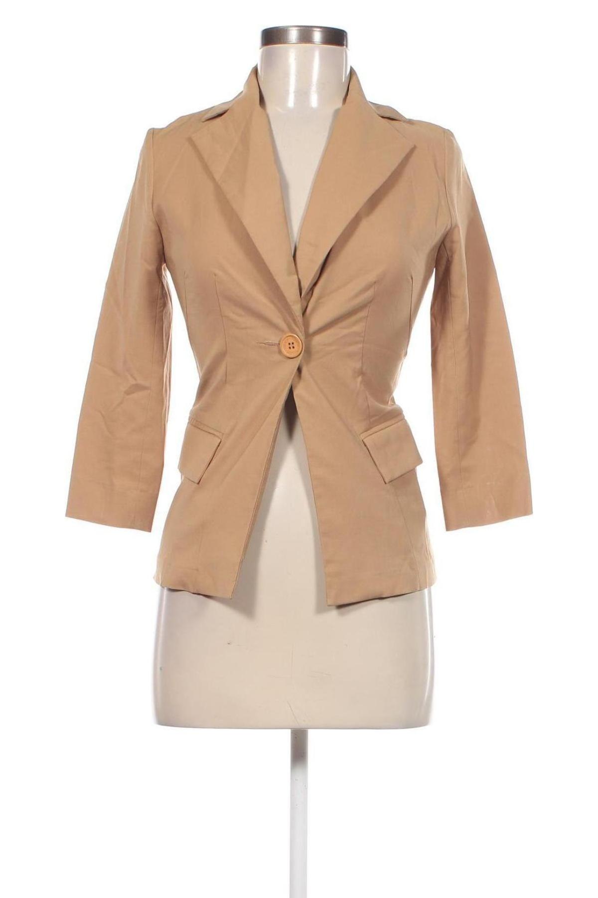 Damen Blazer Touch, Größe S, Farbe Beige, Preis 11,99 €