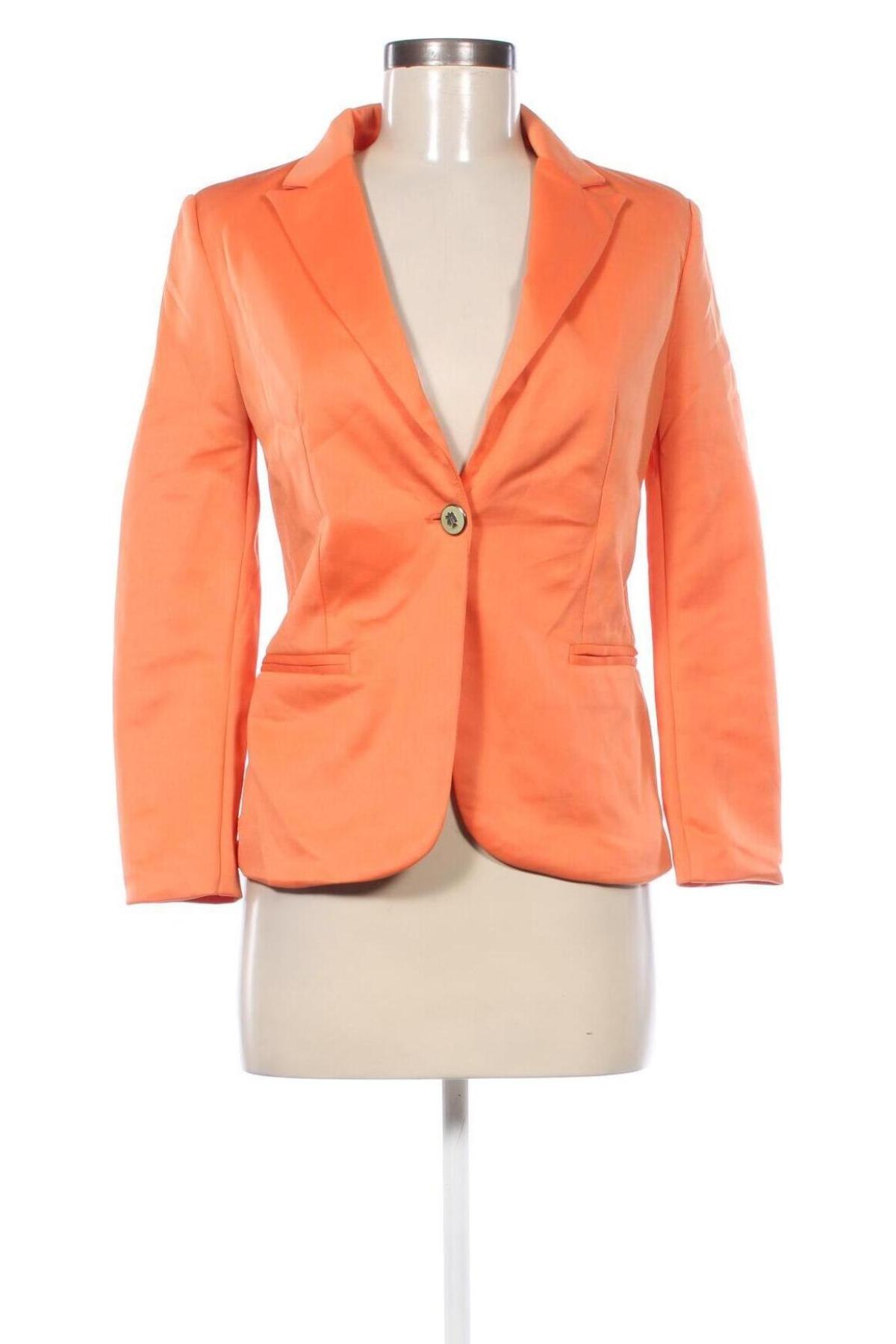 Damen Blazer Zara, Größe S, Farbe Orange, Preis 33,99 €