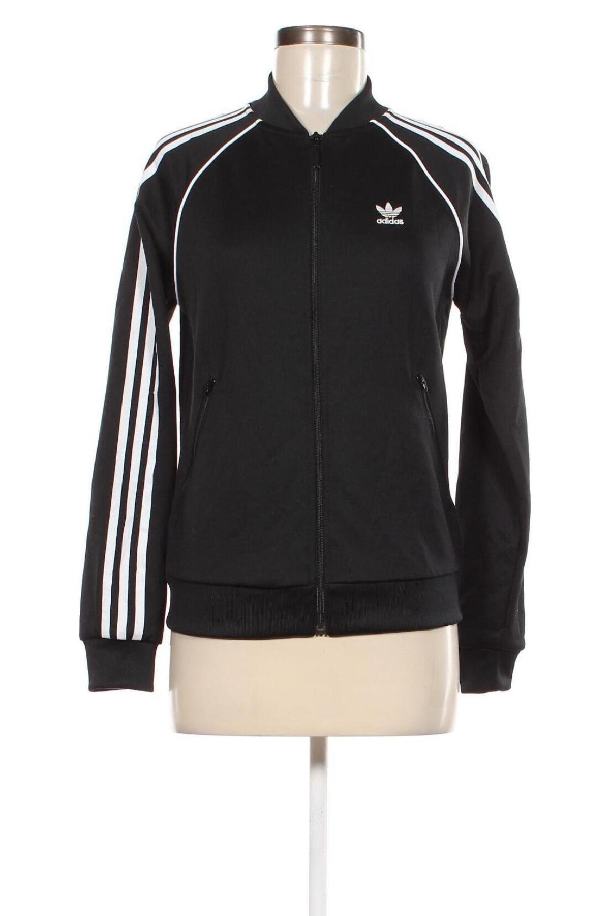 Damen Sportoberteil Adidas, Größe M, Farbe Schwarz, Preis 32,49 €