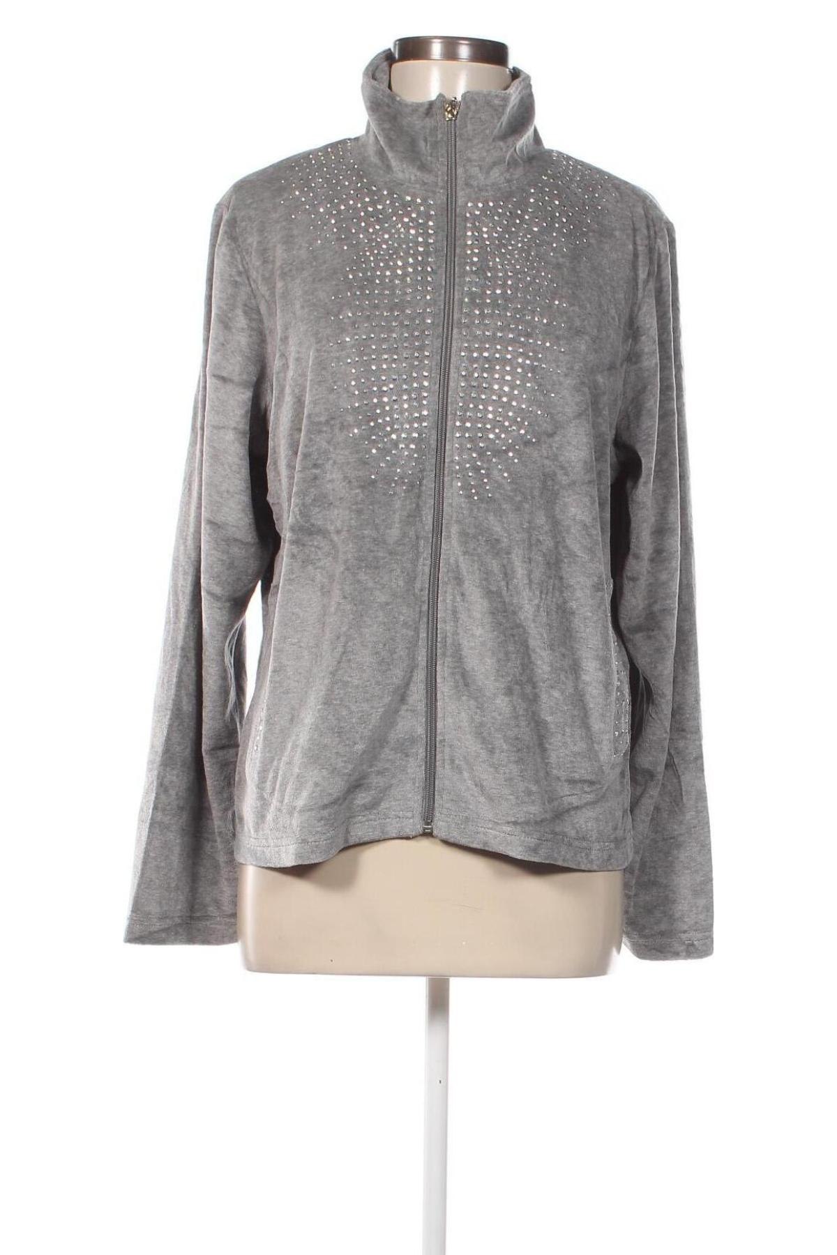 Damen Sportoberteil Glitterscape, Größe L, Farbe Grau, Preis € 11,49