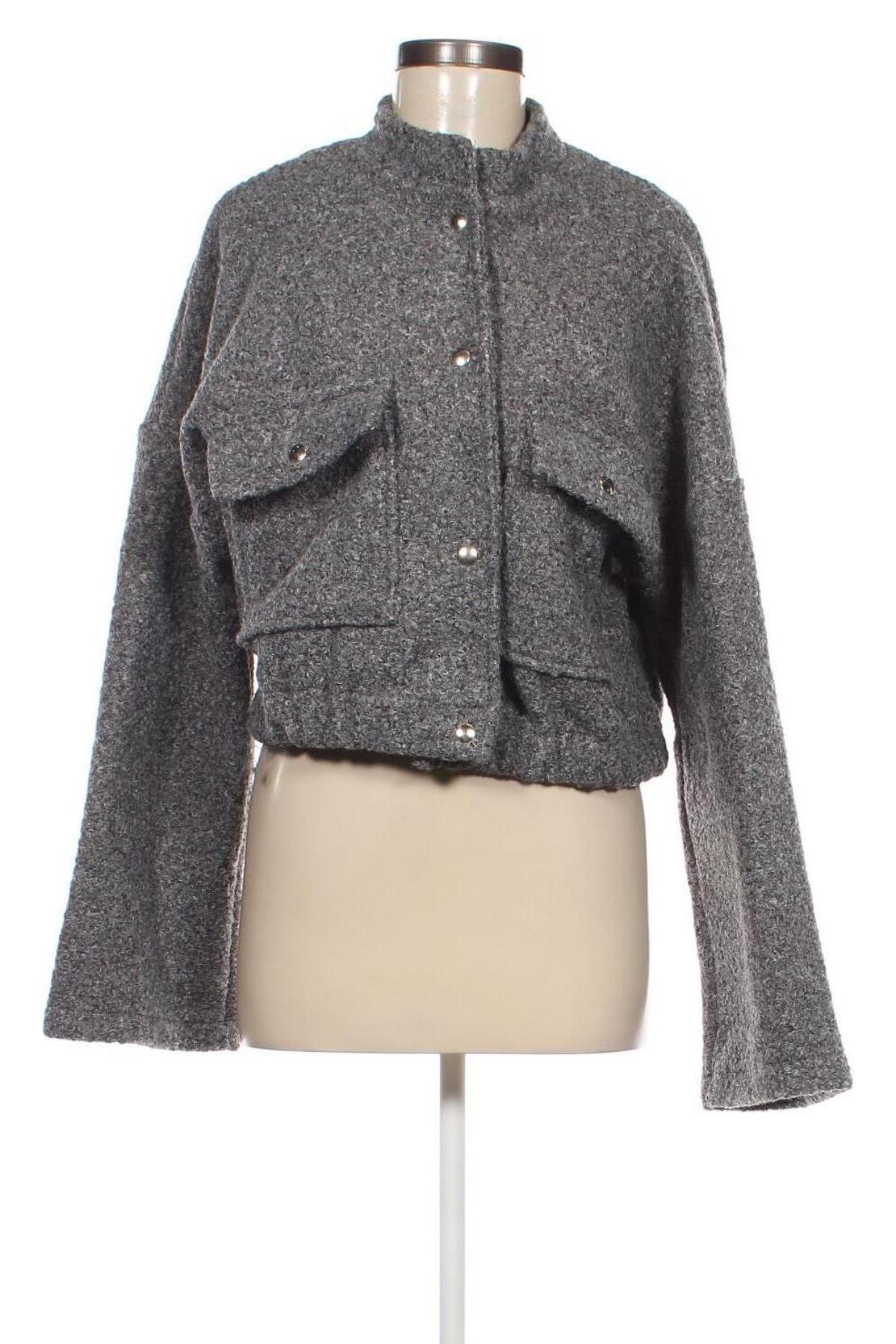 Damenjacke Boohoo, Größe L, Farbe Grau, Preis € 35,99