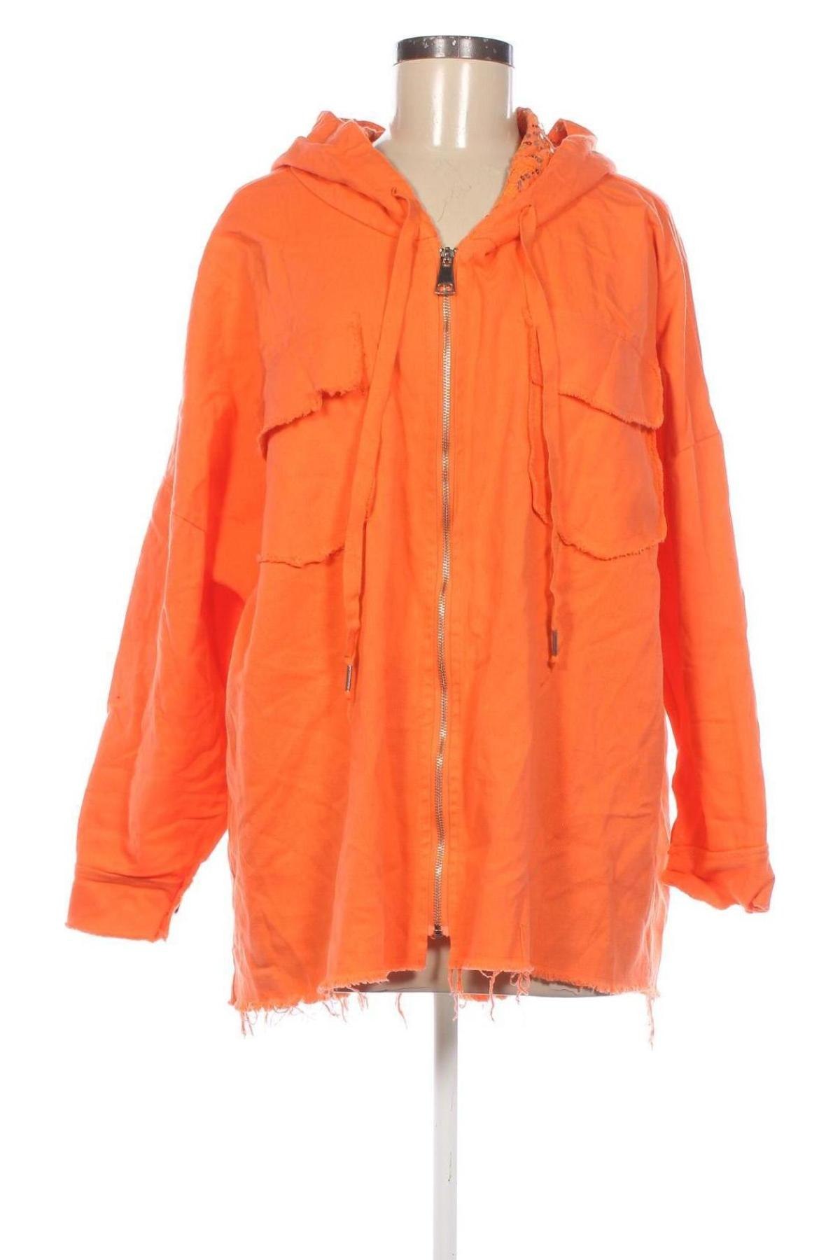 Damenjacke Made In Italy, Größe M, Farbe Orange, Preis 17,49 €