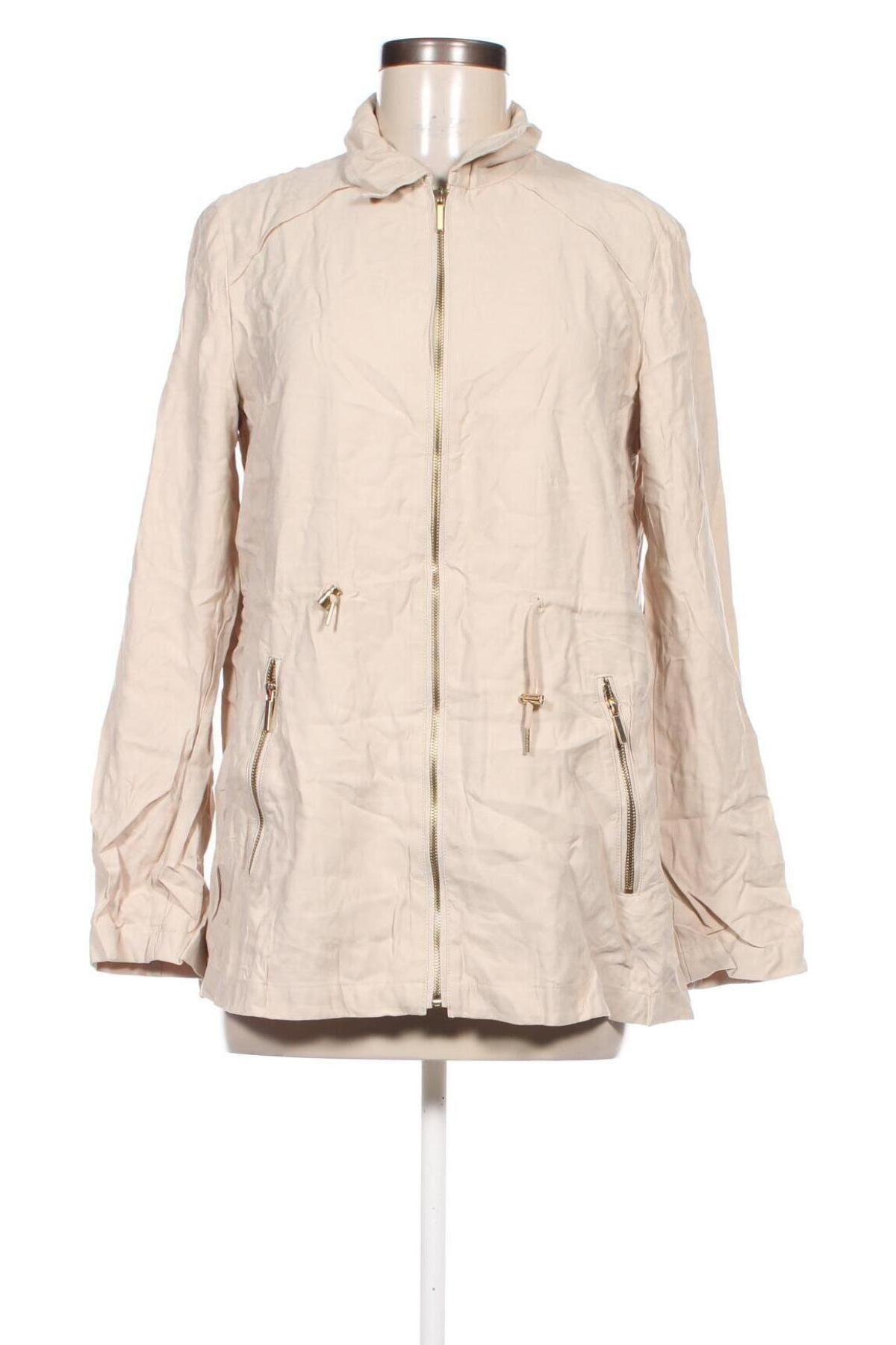 Damenjacke Zara, Größe M, Farbe Beige, Preis 15,99 €