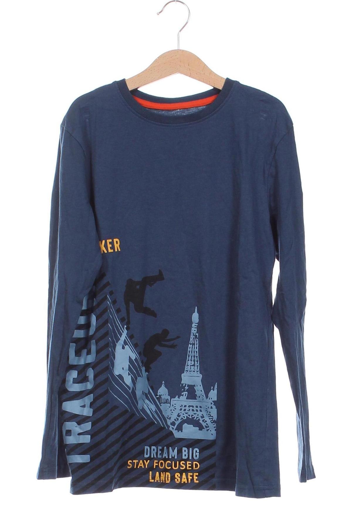 Kinder Shirt, Größe 10-11y/ 146-152 cm, Farbe Blau, Preis 3,99 €