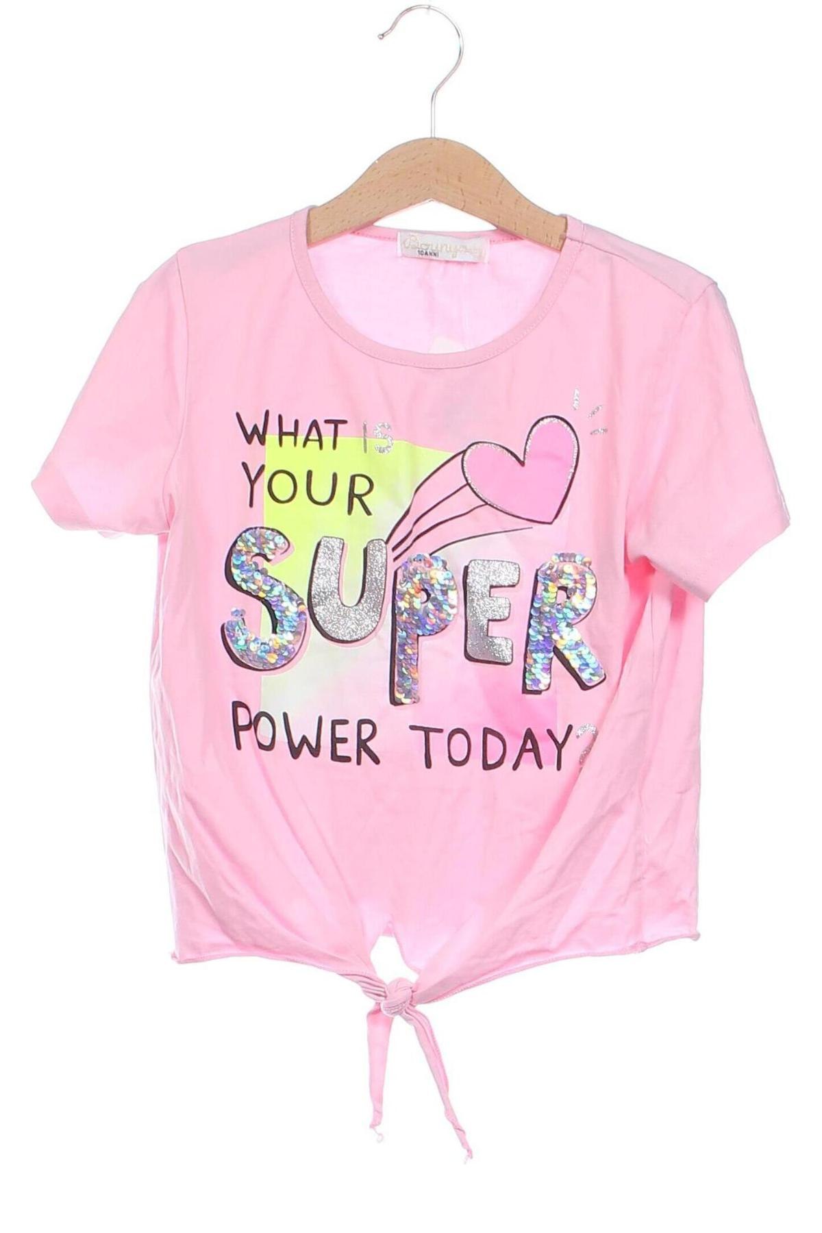 Kinder Shirt, Größe 9-10y/ 140-146 cm, Farbe Rosa, Preis 4,99 €