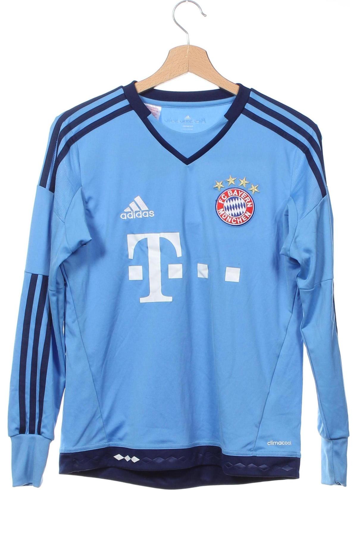 Kinder Shirt Adidas, Größe 13-14y/ 164-168 cm, Farbe Blau, Preis € 15,49